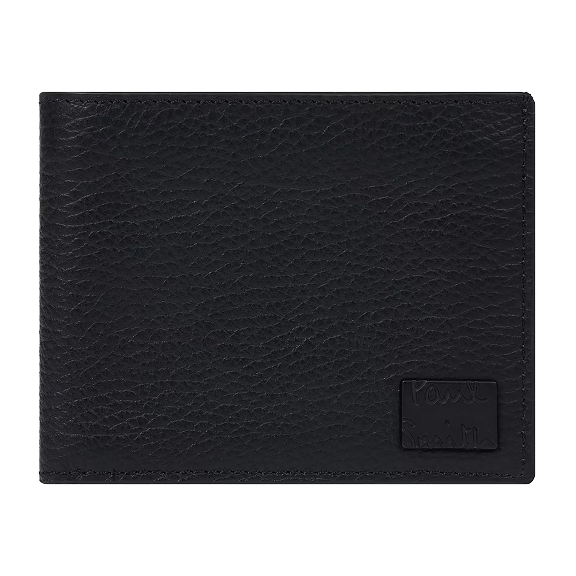 Product image 1 of 3 of Paul Smith Men's Grained Leather Compact Billfold Wallet - Black