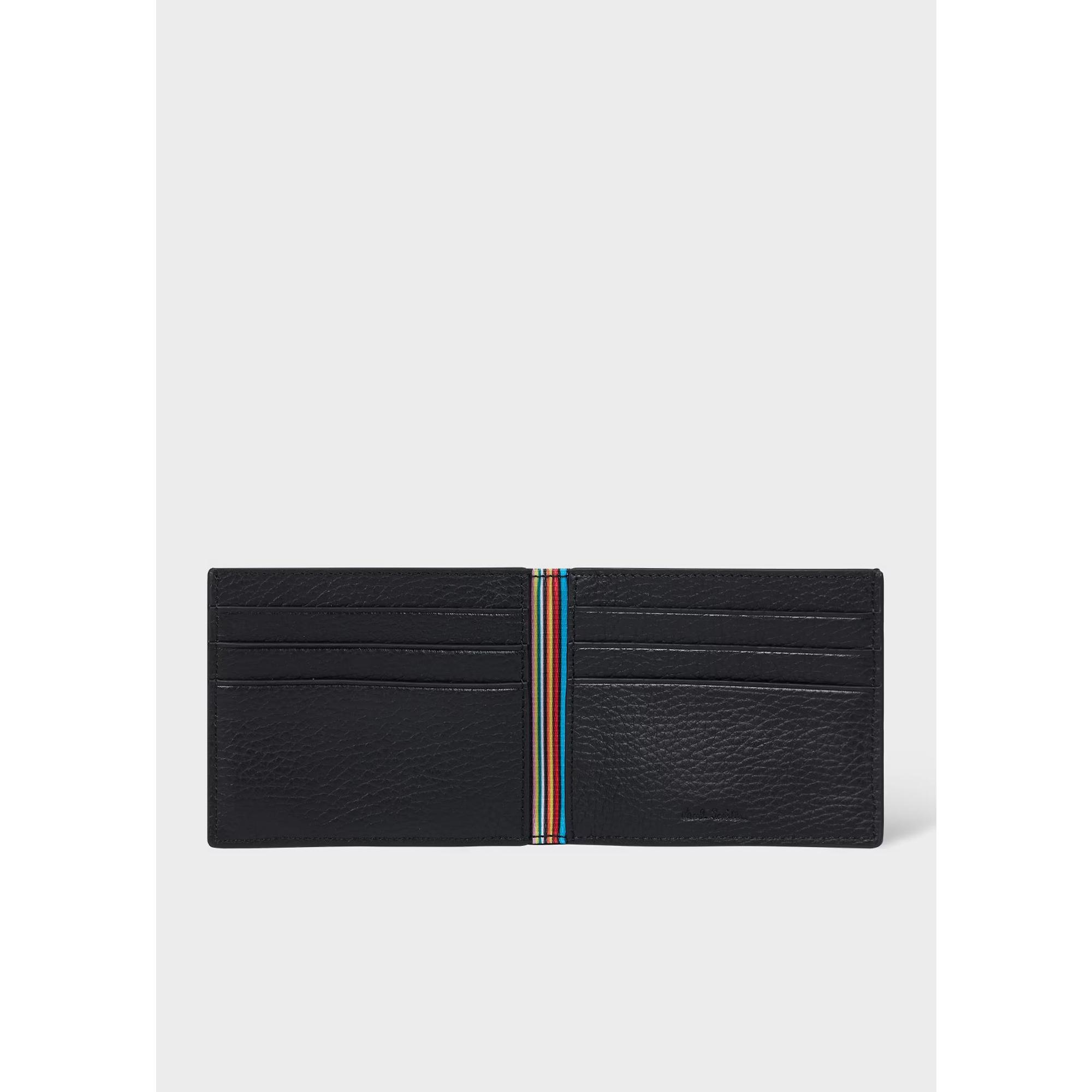 Product image 2 of 3 of Paul Smith Men's Grained Leather Compact Billfold Wallet - Black