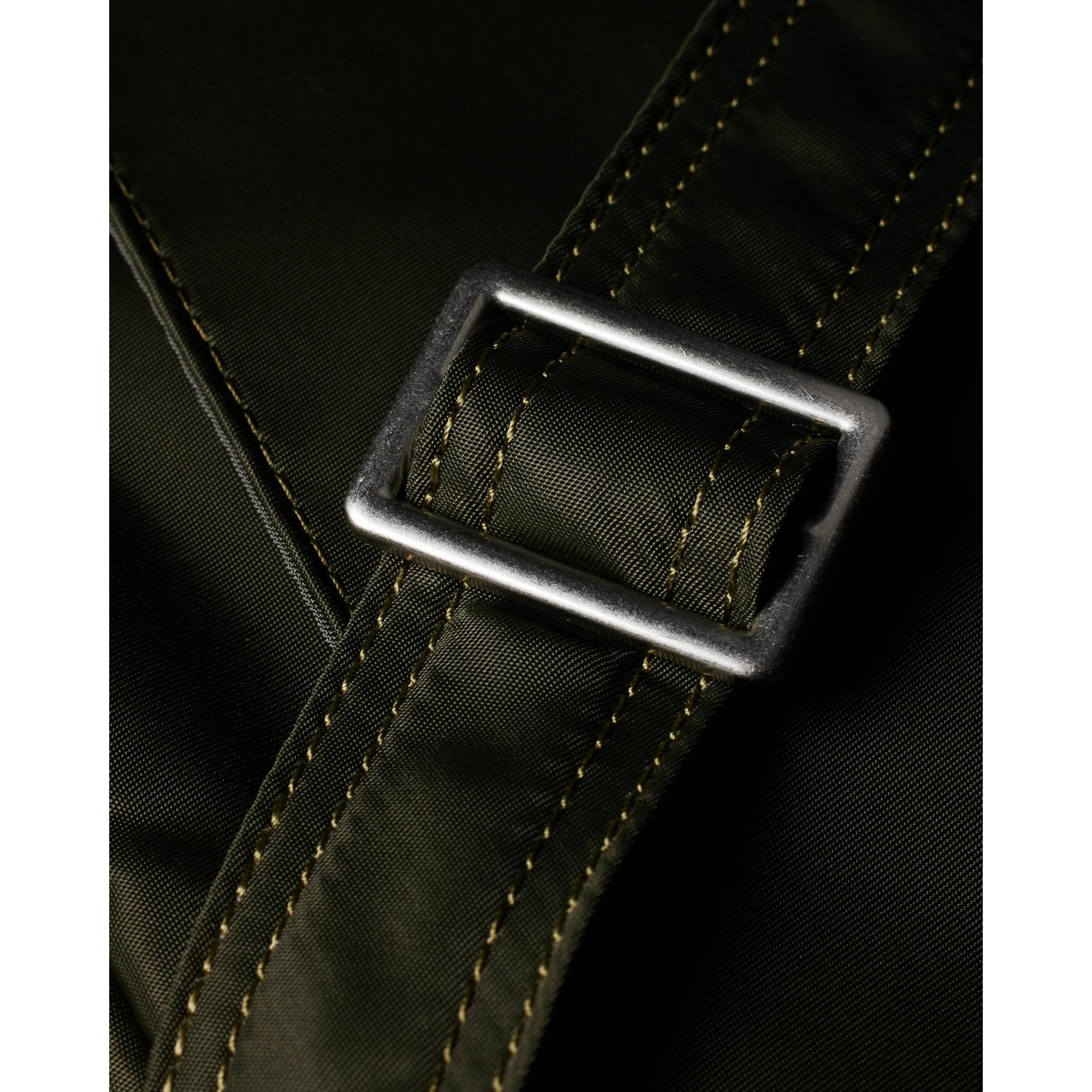 Product image 9 of 10 of Paul Smith Men's 'Laser Stripe' Recycled-Nylon Crossbody Bag - Green