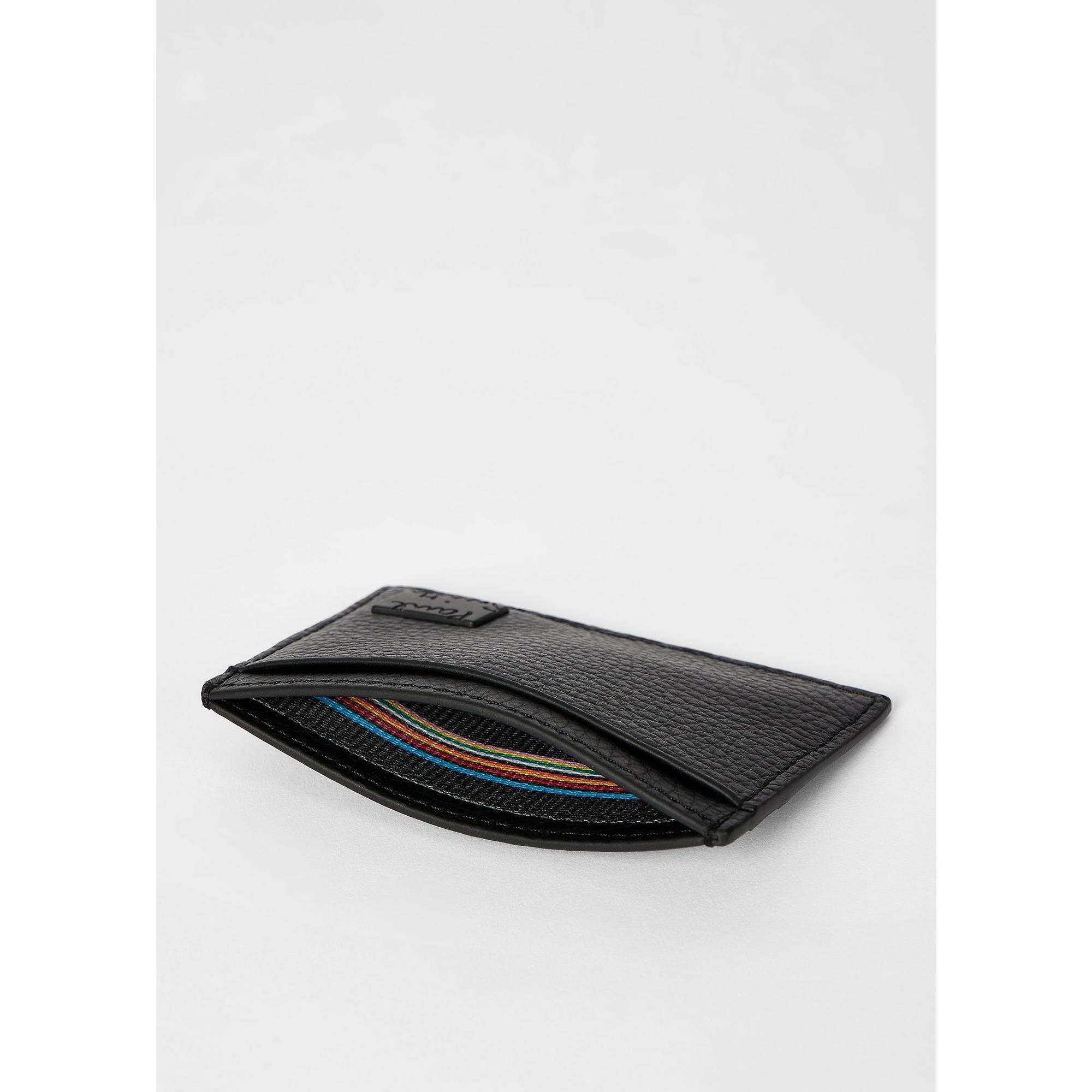 Product image 3 of 5 of Paul Smith Men's Grained Leather Card Holder - Black