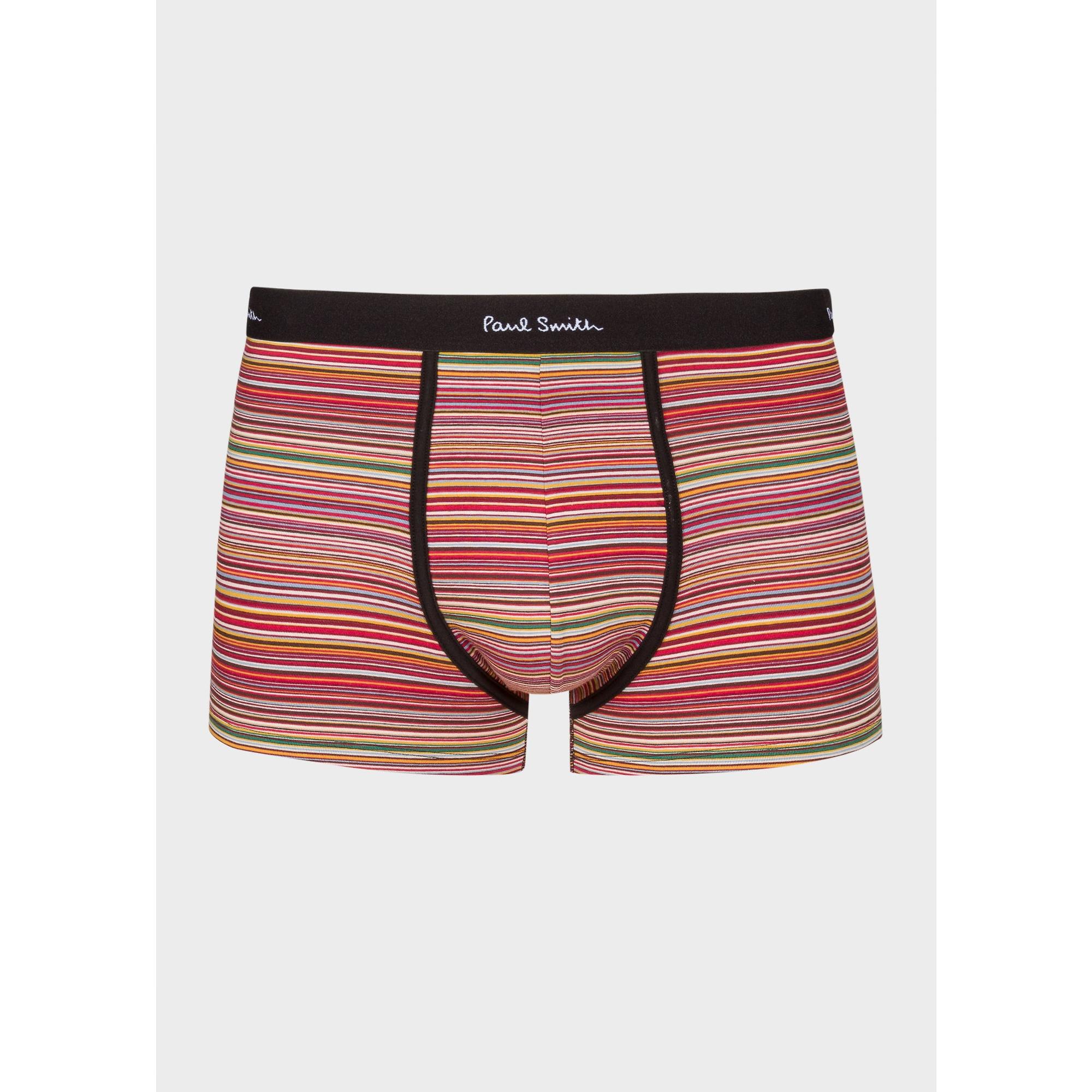 Product image 3 of 11 of Paul Smith Men's Organic Cotton Signature Stripe 3 Pack Boxer Briefs - Multi