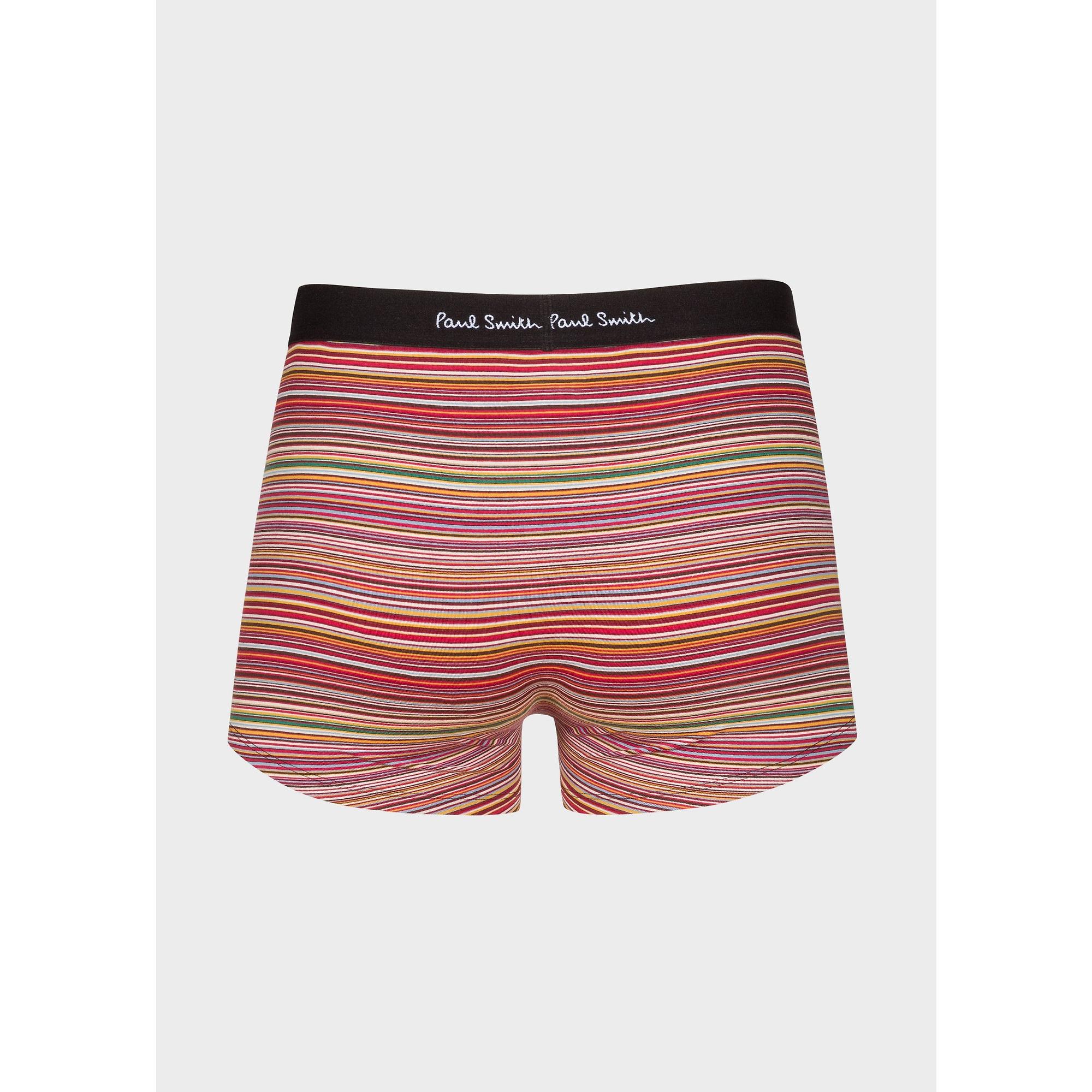 Product image 4 of 11 of Paul Smith Men's Organic Cotton Signature Stripe 3 Pack Boxer Briefs - Multi