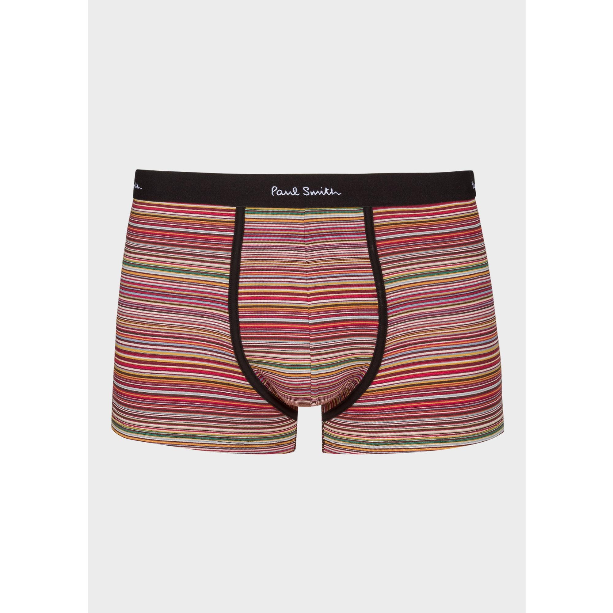 Product image 12 of 13 of Paul Smith Men's Organic Cotton 5 Pack Boxer Briefs - Signature Stripe