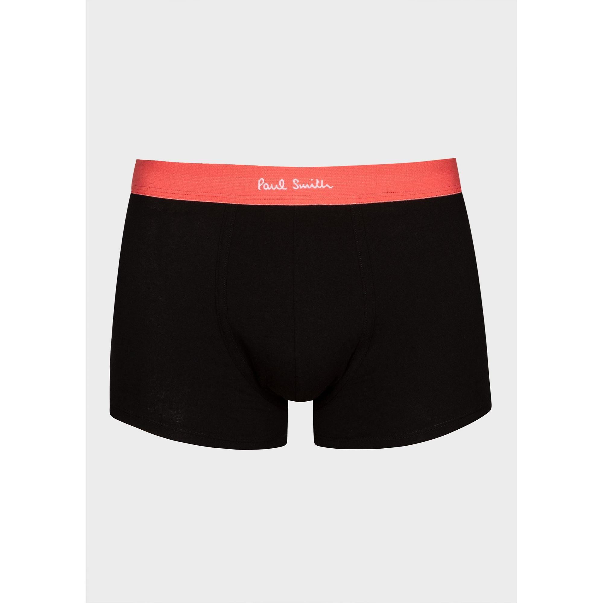 Product image 4 of 4 of Paul Smith Men's Contrast-Waist Boxer Briefs / Trunks 3 Pack - Black