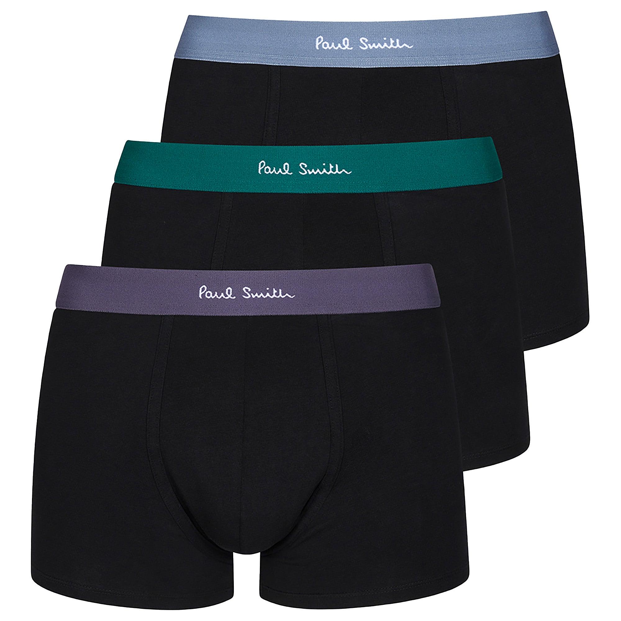Product image 1 of 7 of Paul Smith Men's 3 Pack Plain Mix Trunks - Black