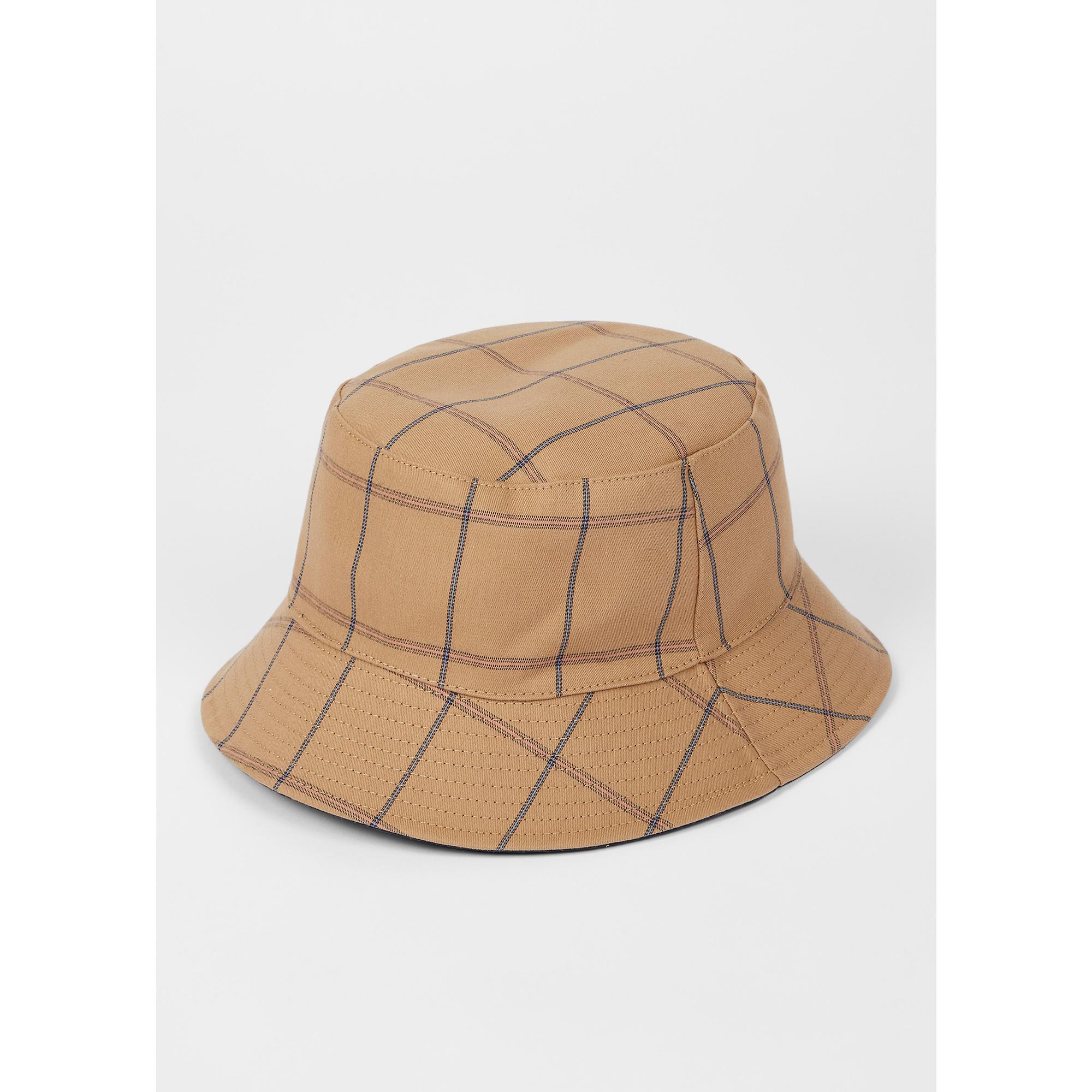 Product image 3 of 6 of Paul Smith Men's Reversible Cotton-Nylon Bucket Hat - Navy/Beige