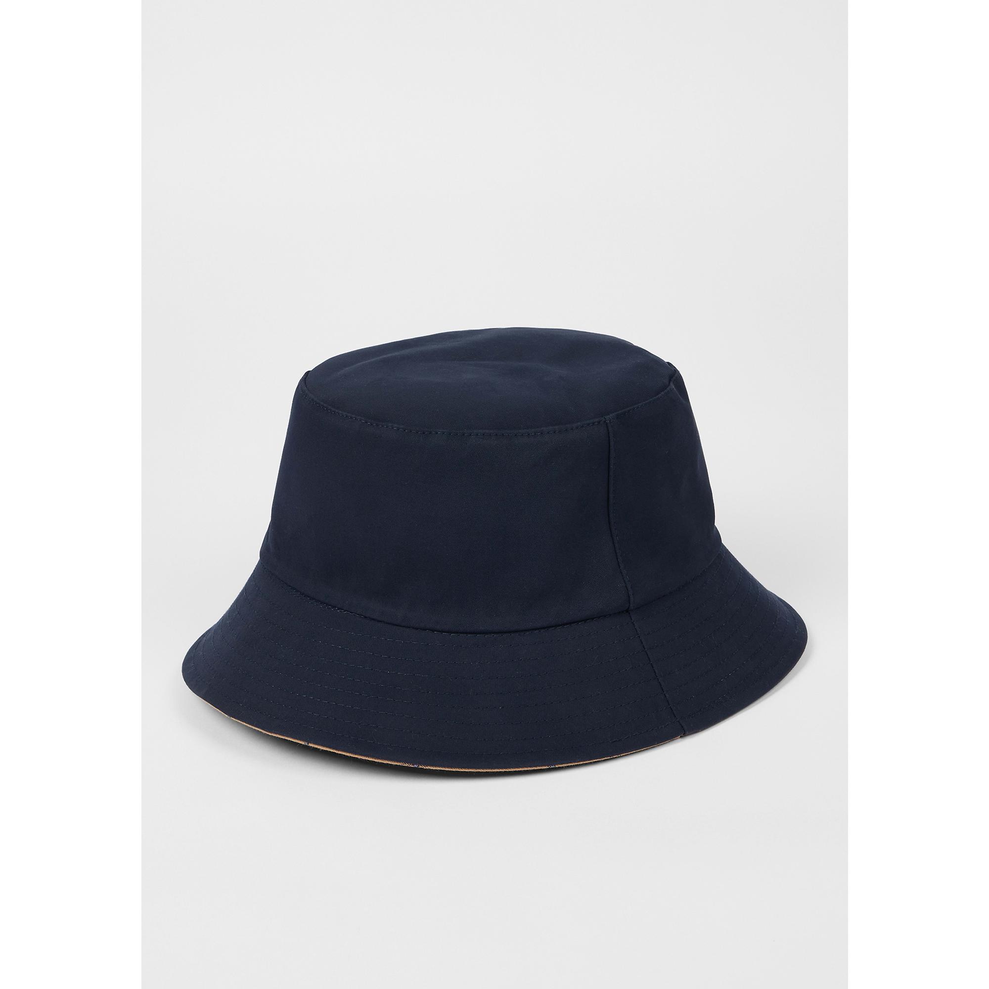 Product image 4 of 6 of Paul Smith Men's Reversible Cotton-Nylon Bucket Hat - Navy/Beige
