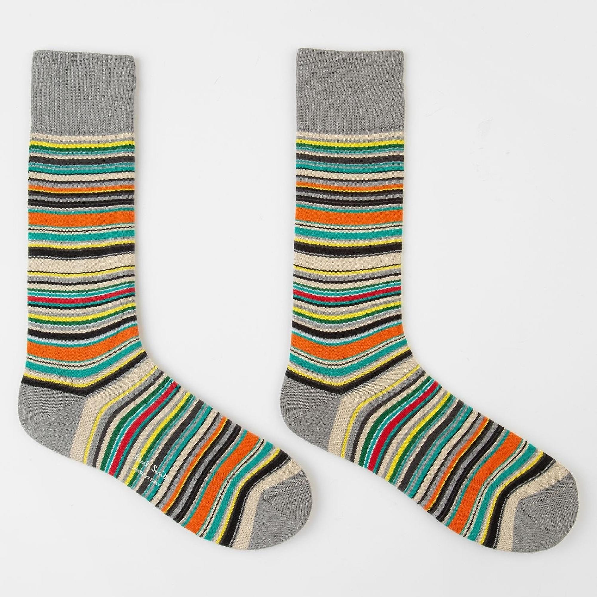 Product image 4 of 8 of Paul Smith Men's Signature Stripe 3 Pack Socks - Tri-Colour