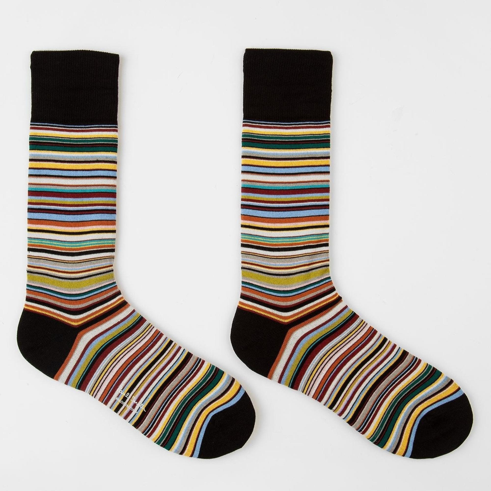 Product image 5 of 8 of Paul Smith Men's Signature Stripe 3 Pack Socks - Tri-Colour