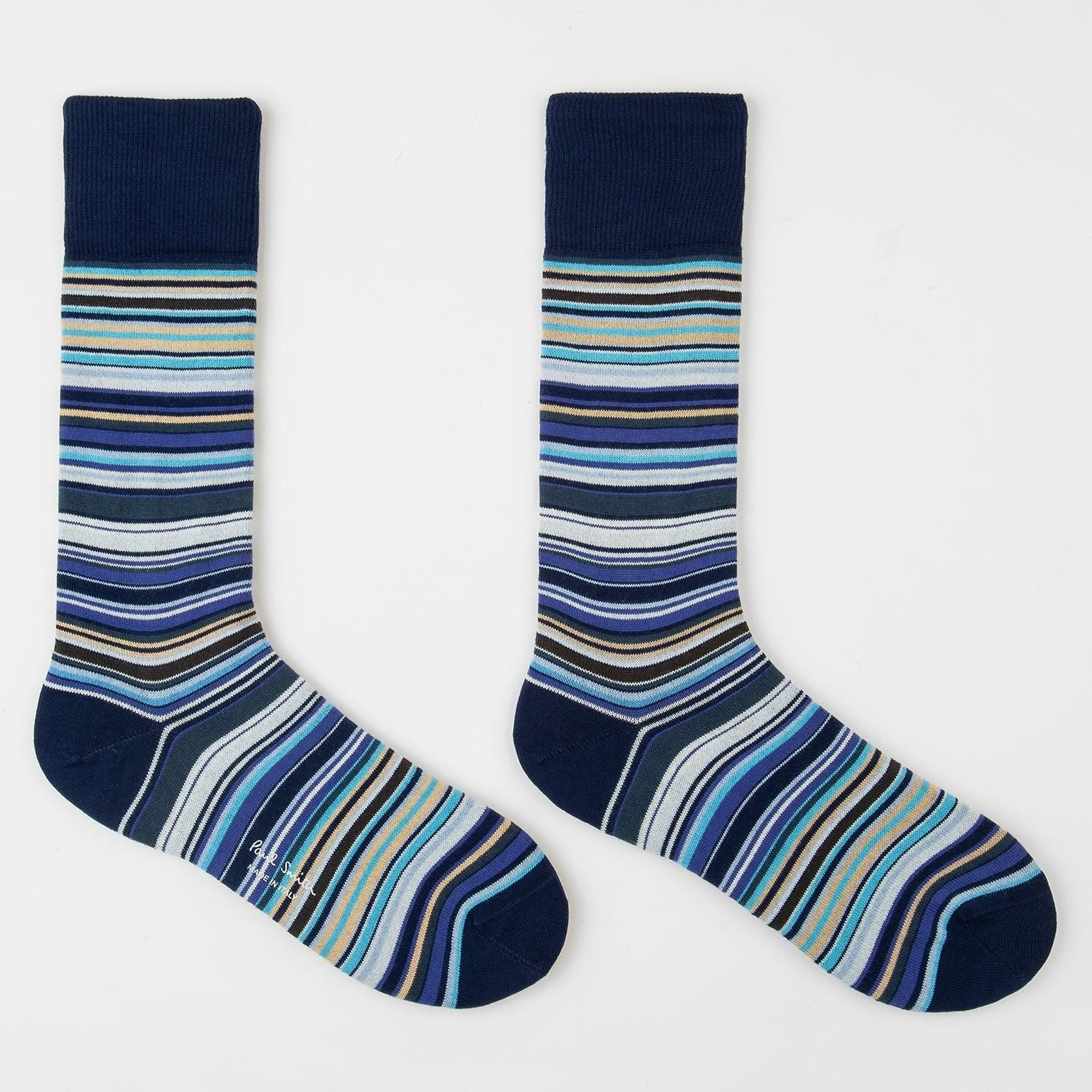Product image 6 of 8 of Paul Smith Men's Signature Stripe 3 Pack Socks - Tri-Colour