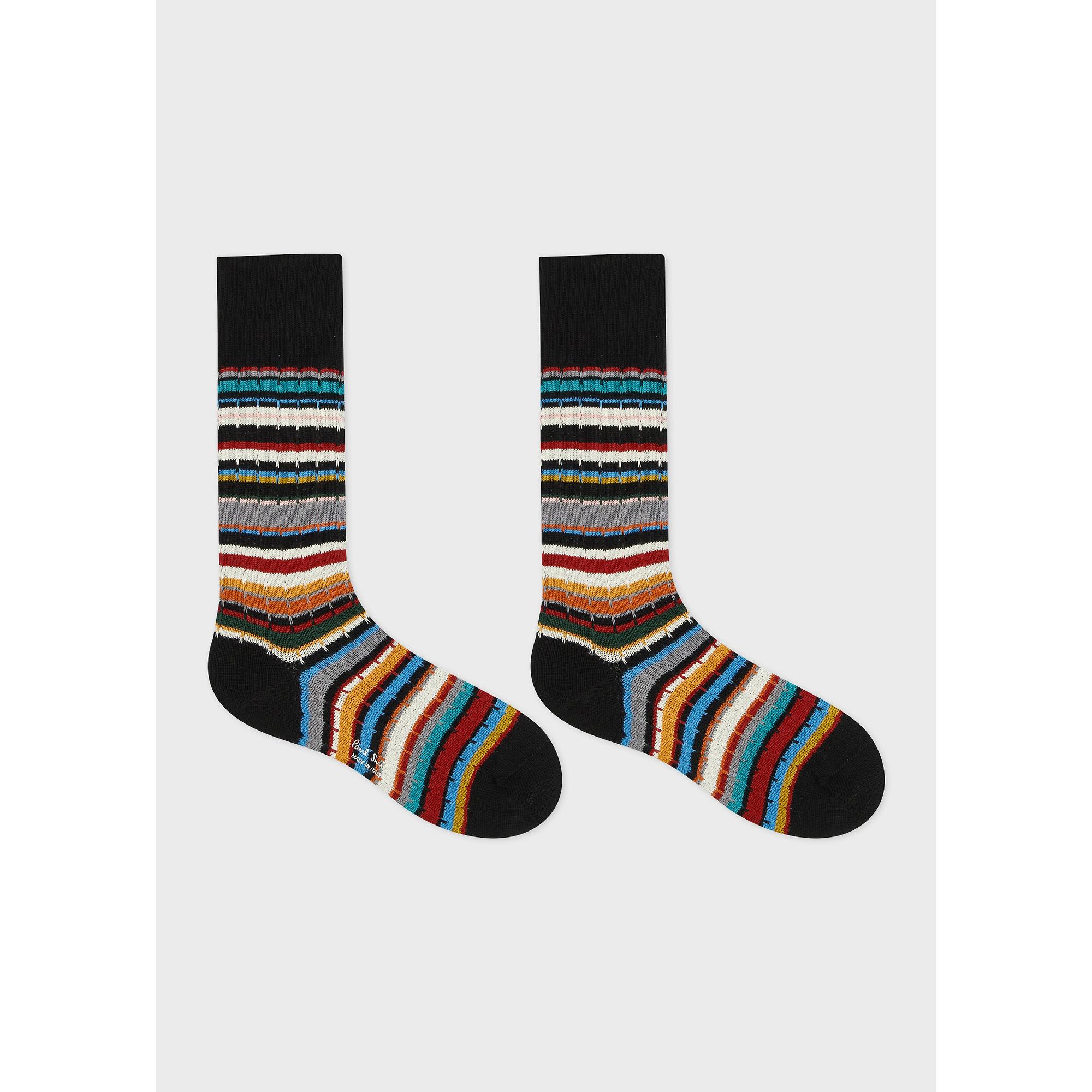 Product image 2 of 4 of Paul Smith Men's 3 Pack Cable Signature Socks - Multicolour