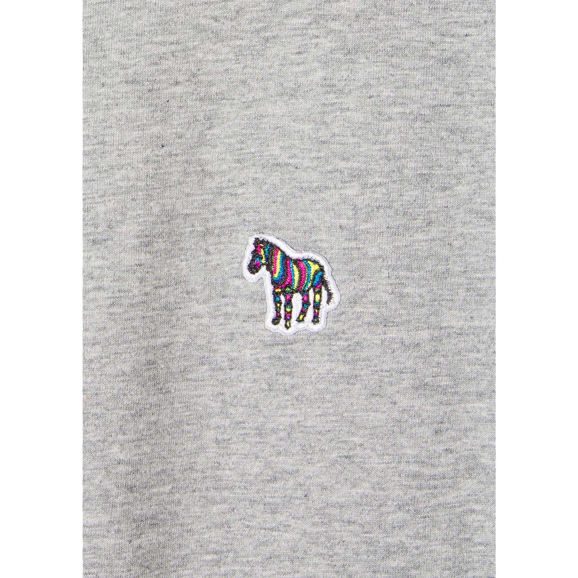 Product image 5 of 5 of PS By Paul Smith Men's Cotton Zebra Logo T-Shirt - Grey Melange