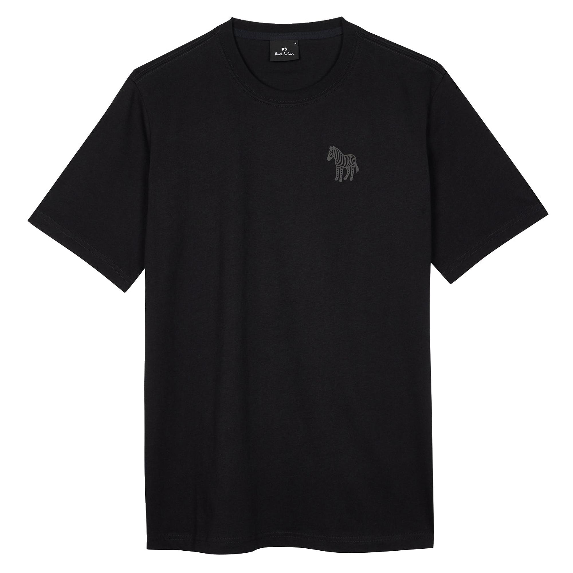 Product image 1 of 5 of Paul Smith Men's Regular Fit Zebra T-Shirt - Black