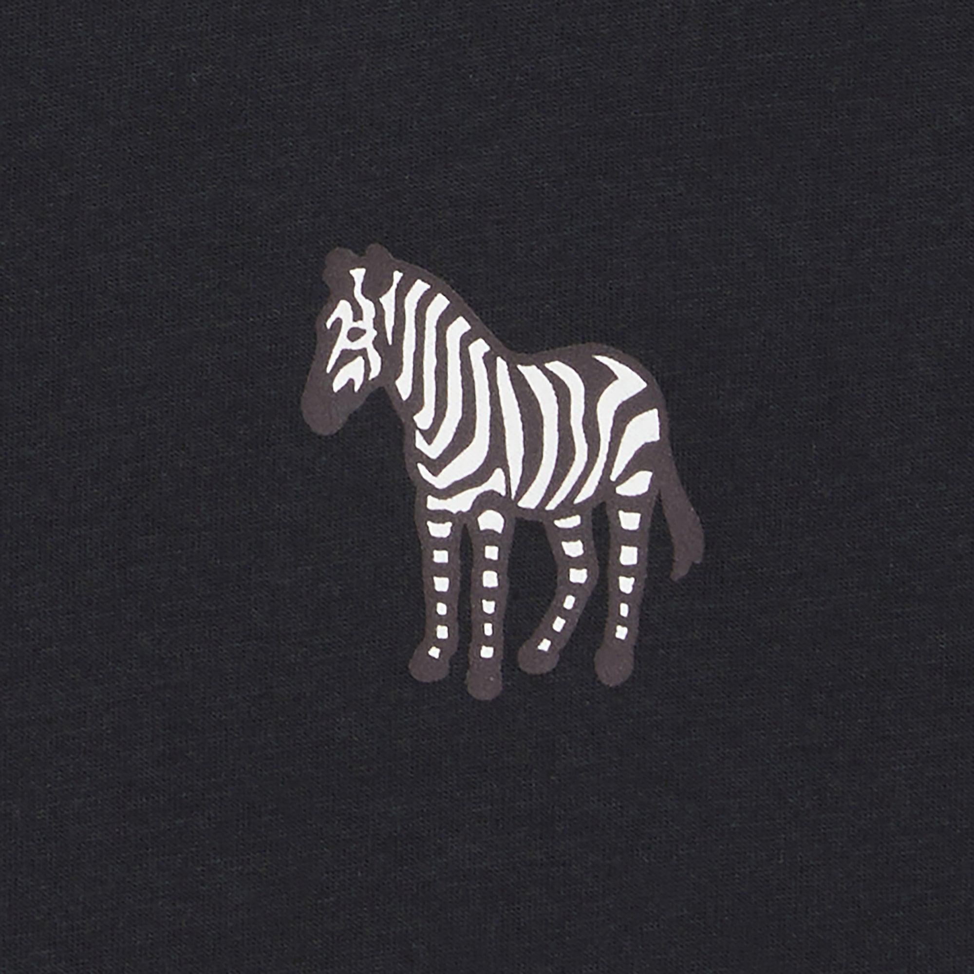 Product image 2 of 2 of PS By Paul Smith Men's Reg Fit Small Zebra T-Shirt - Black