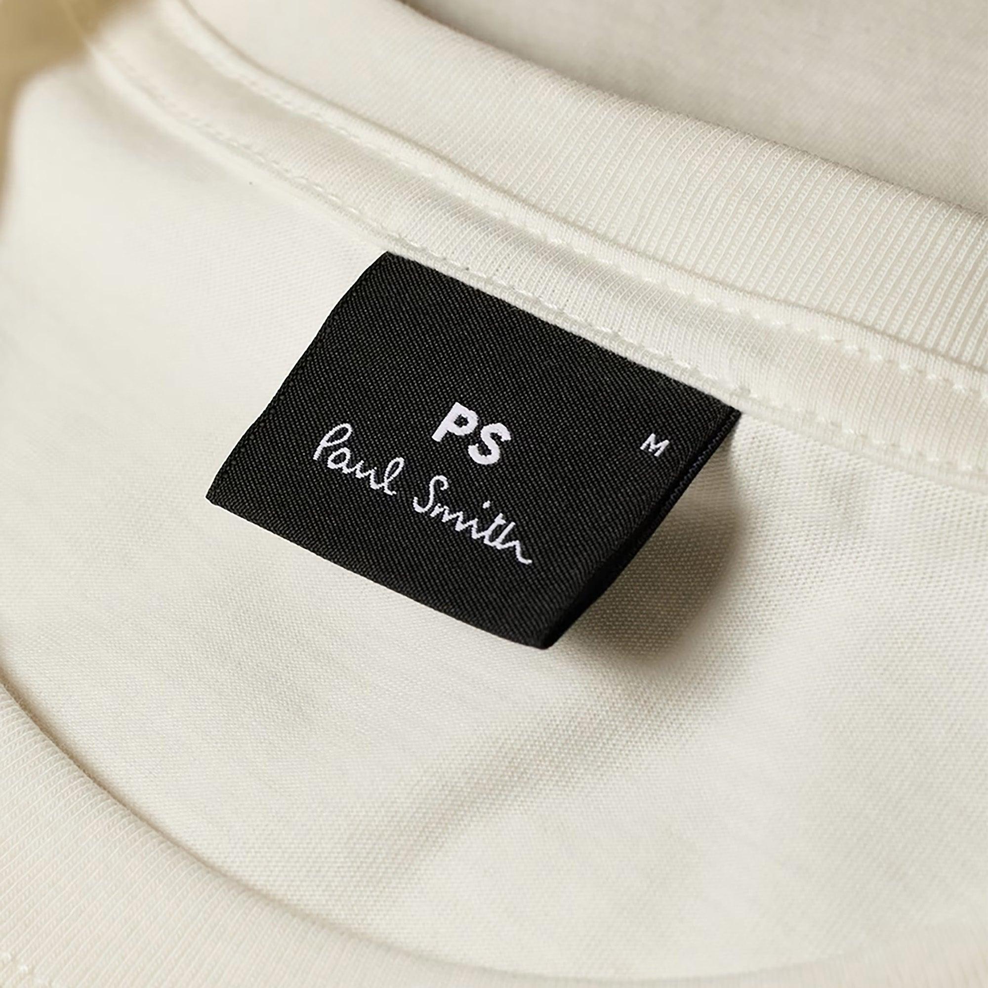 Product image 2 of 3 of PS By Paul Smith Men's Organic Cotton Zebra Logo T-Shirt - Ecru