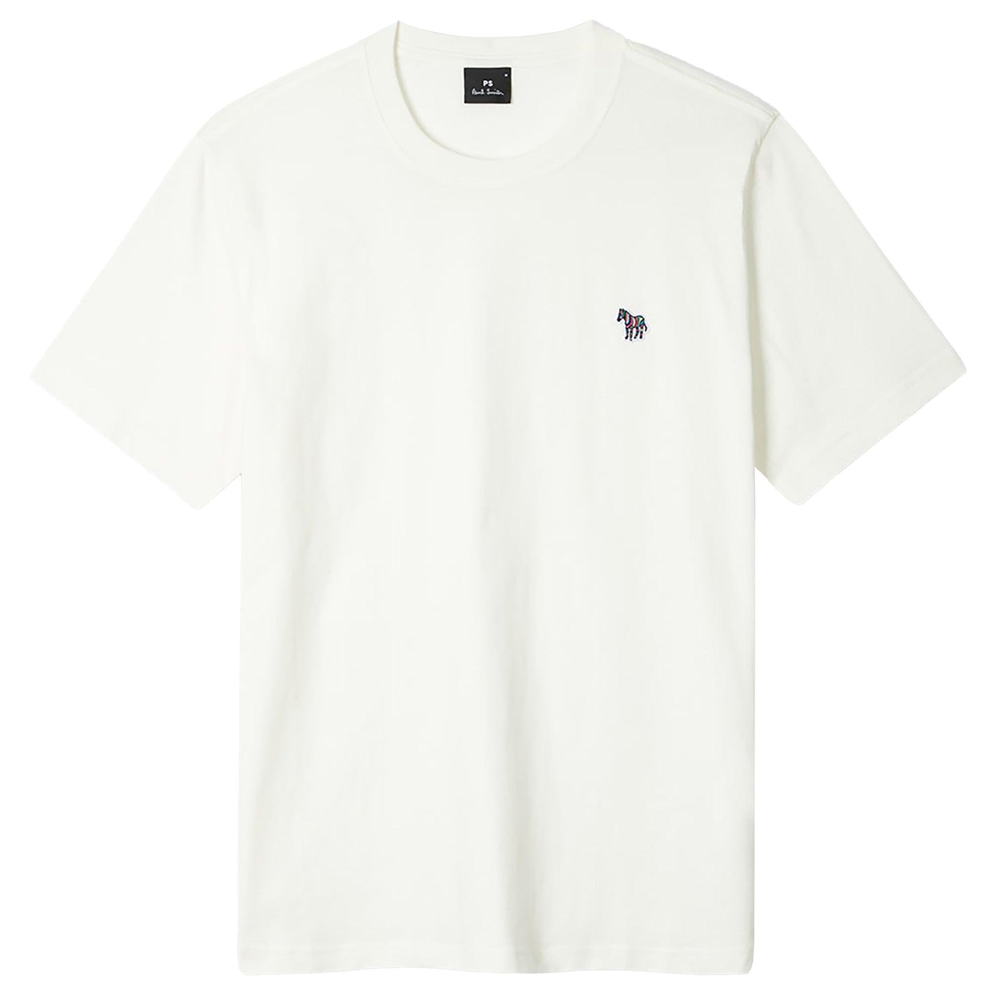 Product image 1 of 3 of PS By Paul Smith Men's Organic Cotton Zebra Logo T-Shirt - Ecru