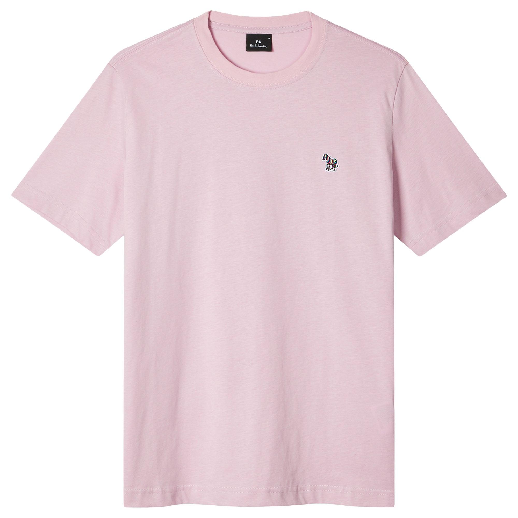 Product image 1 of 2 of PS By Paul Smith Men's Organic Cotton Zebra Logo T-Shirt - Pink