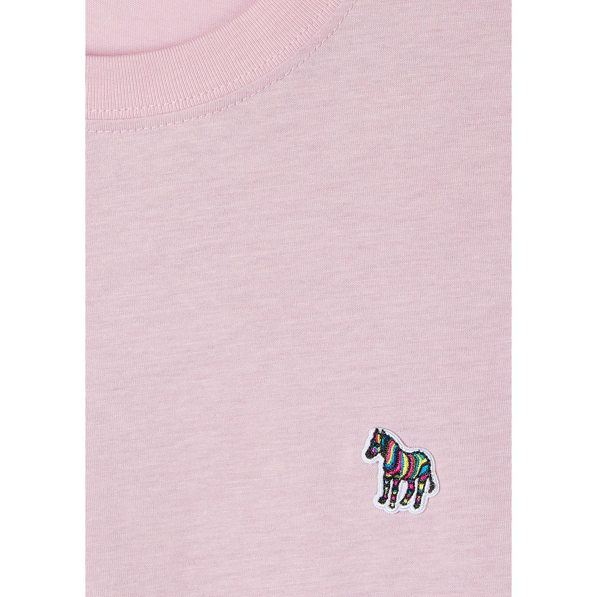 Product image 2 of 2 of PS By Paul Smith Men's Organic Cotton Zebra Logo T-Shirt - Pink