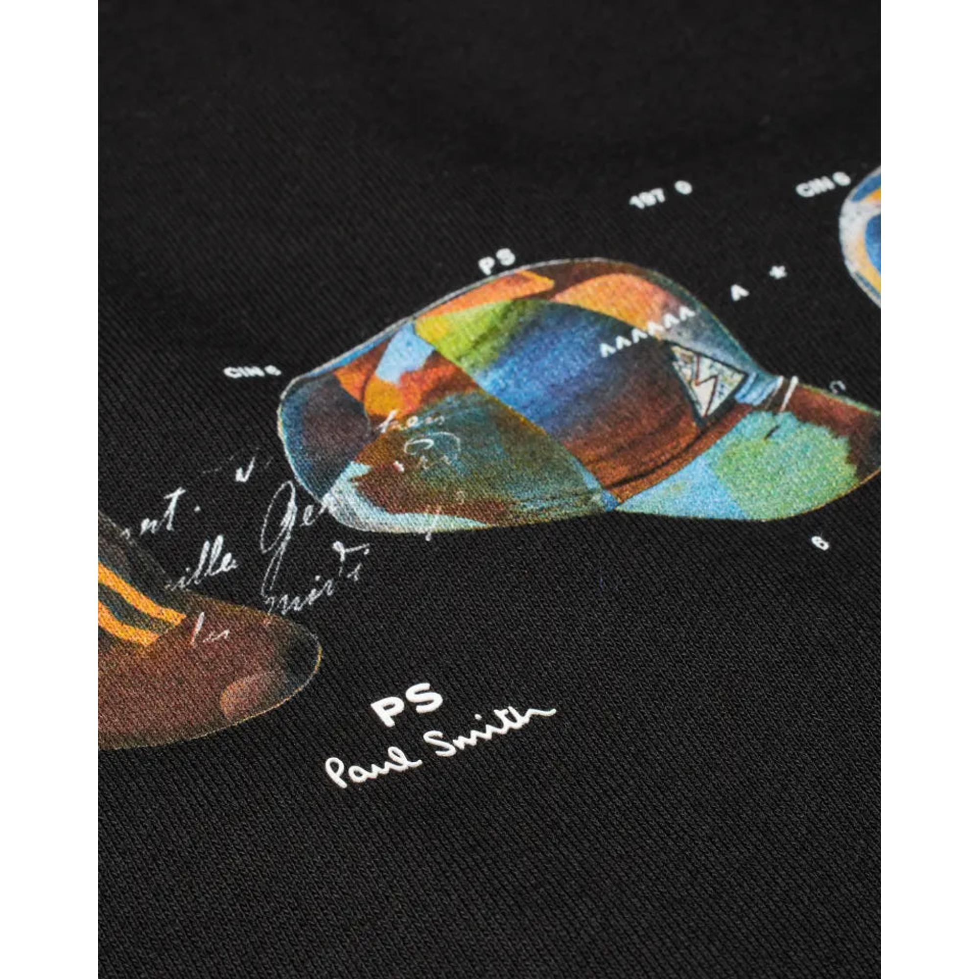 Product image 7 of 8 of Paul Smith Men's Cycling Caps Sweatshirt - Black