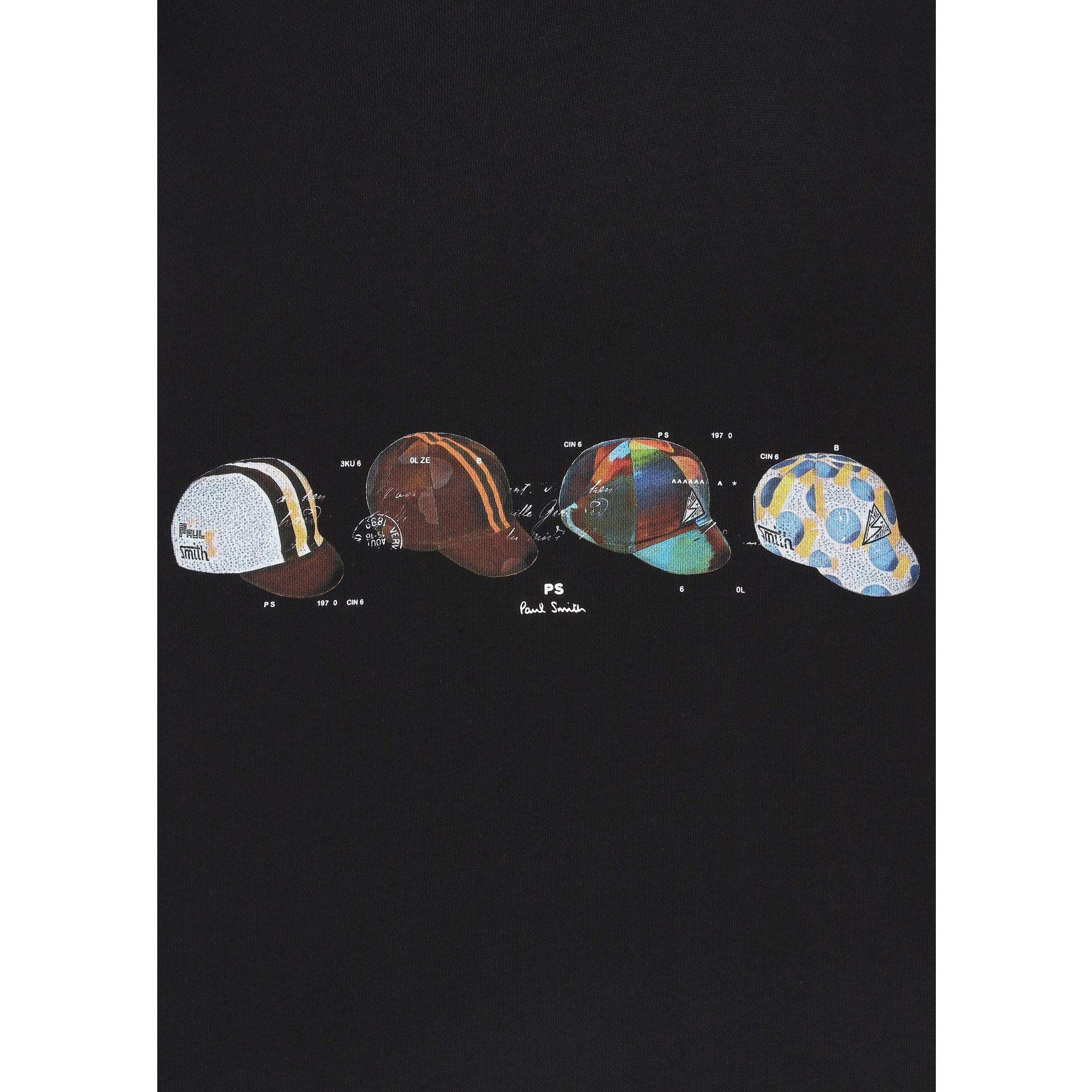 Product image 5 of 8 of Paul Smith Men's Cycling Caps Sweatshirt - Black