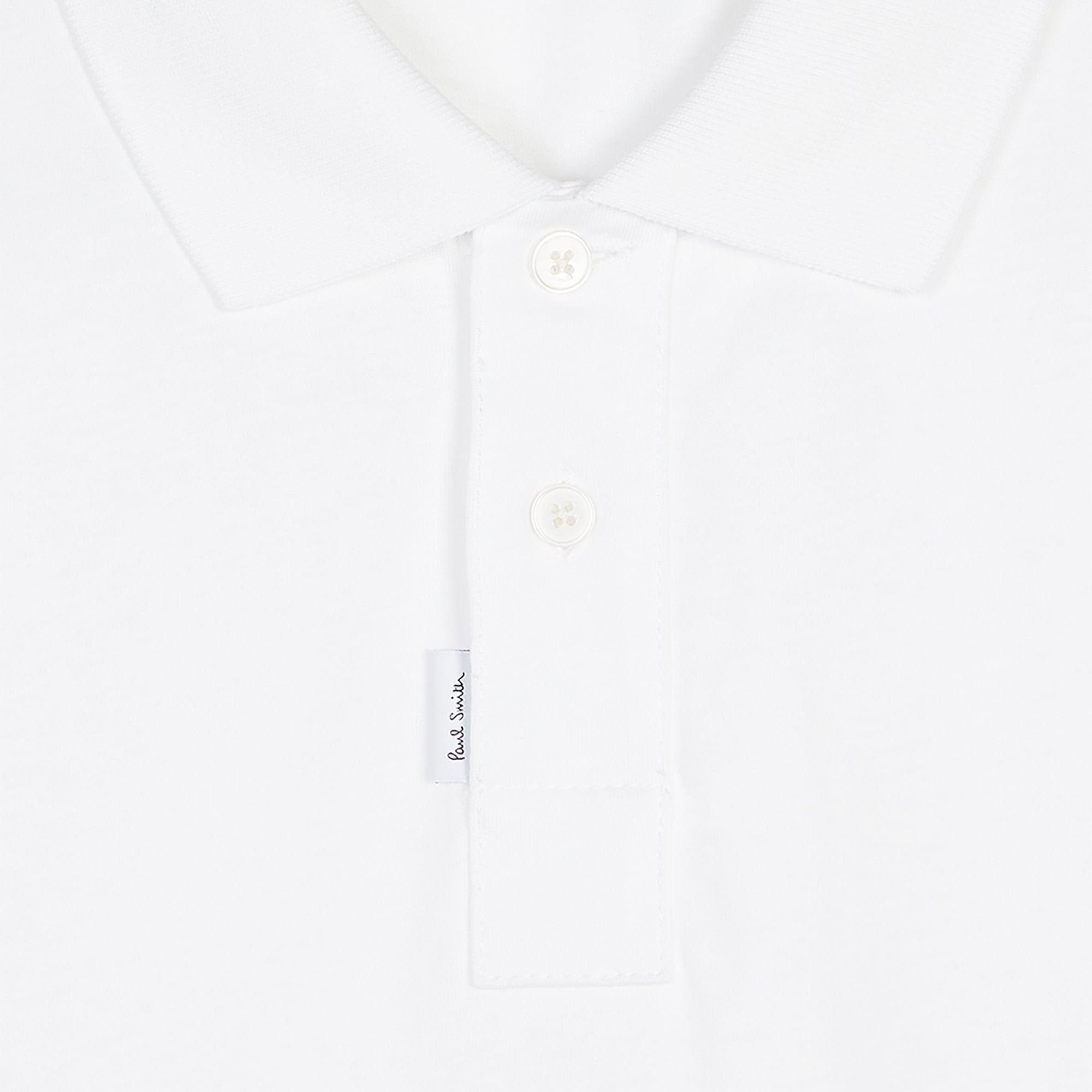 Product image 3 of 3 of Paul Smith Men's Reg Fit Polo Shirt - White