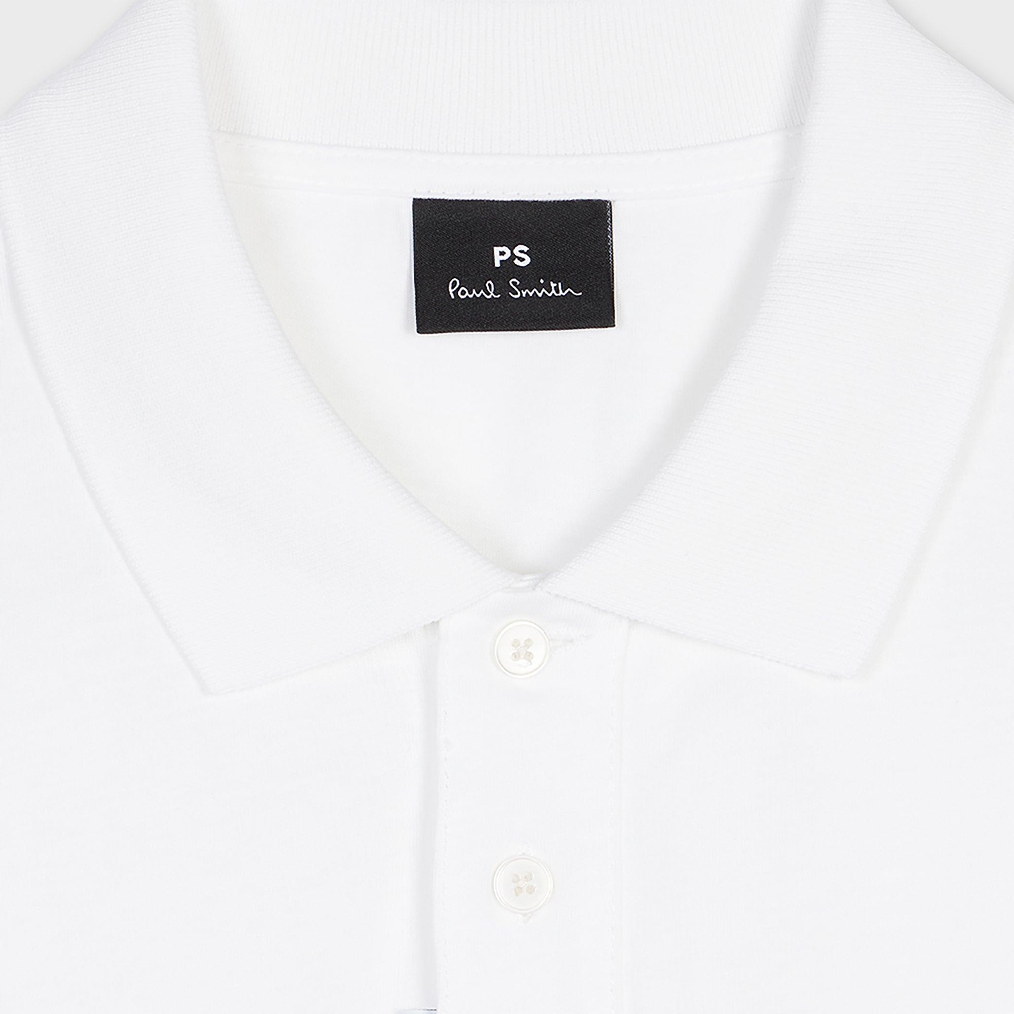 Product image 2 of 3 of Paul Smith Men's Reg Fit Polo Shirt - White