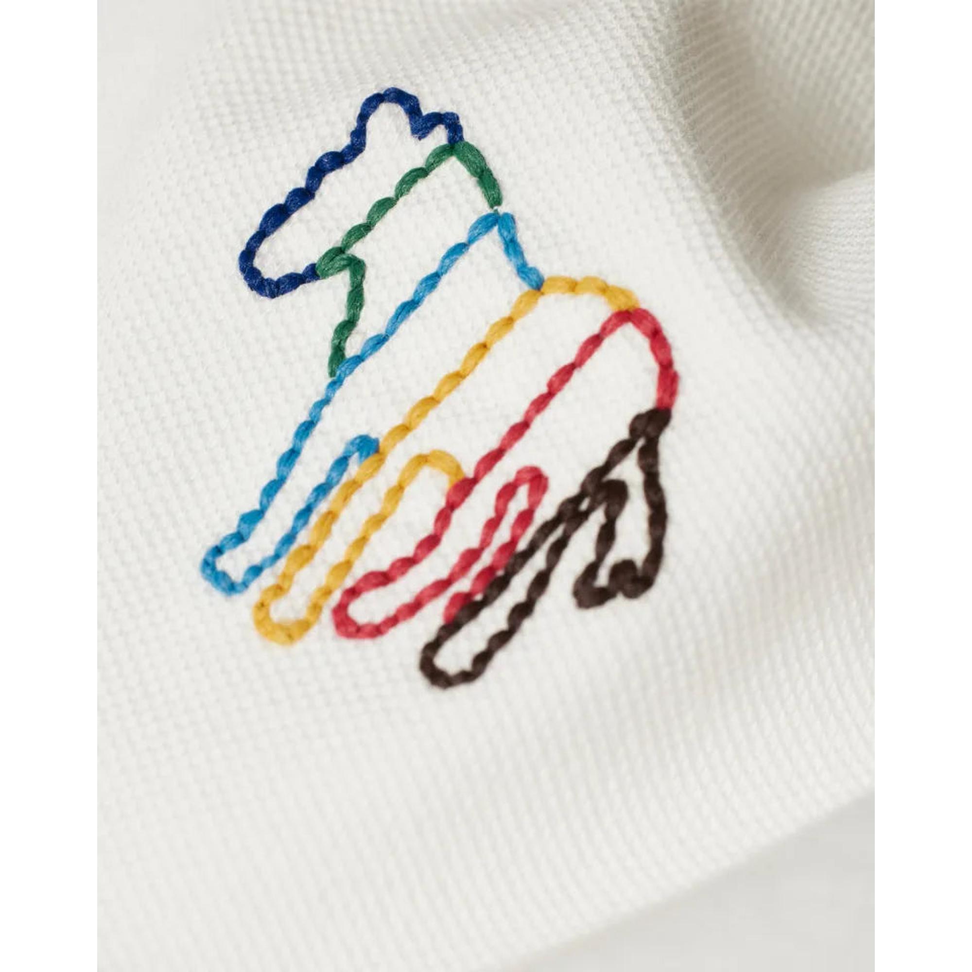 Product image 10 of 11 of Paul Smith Men's Regular Fit Stretch-Cotton 'Broad Stripe Zebra' Polo Shirt  - White