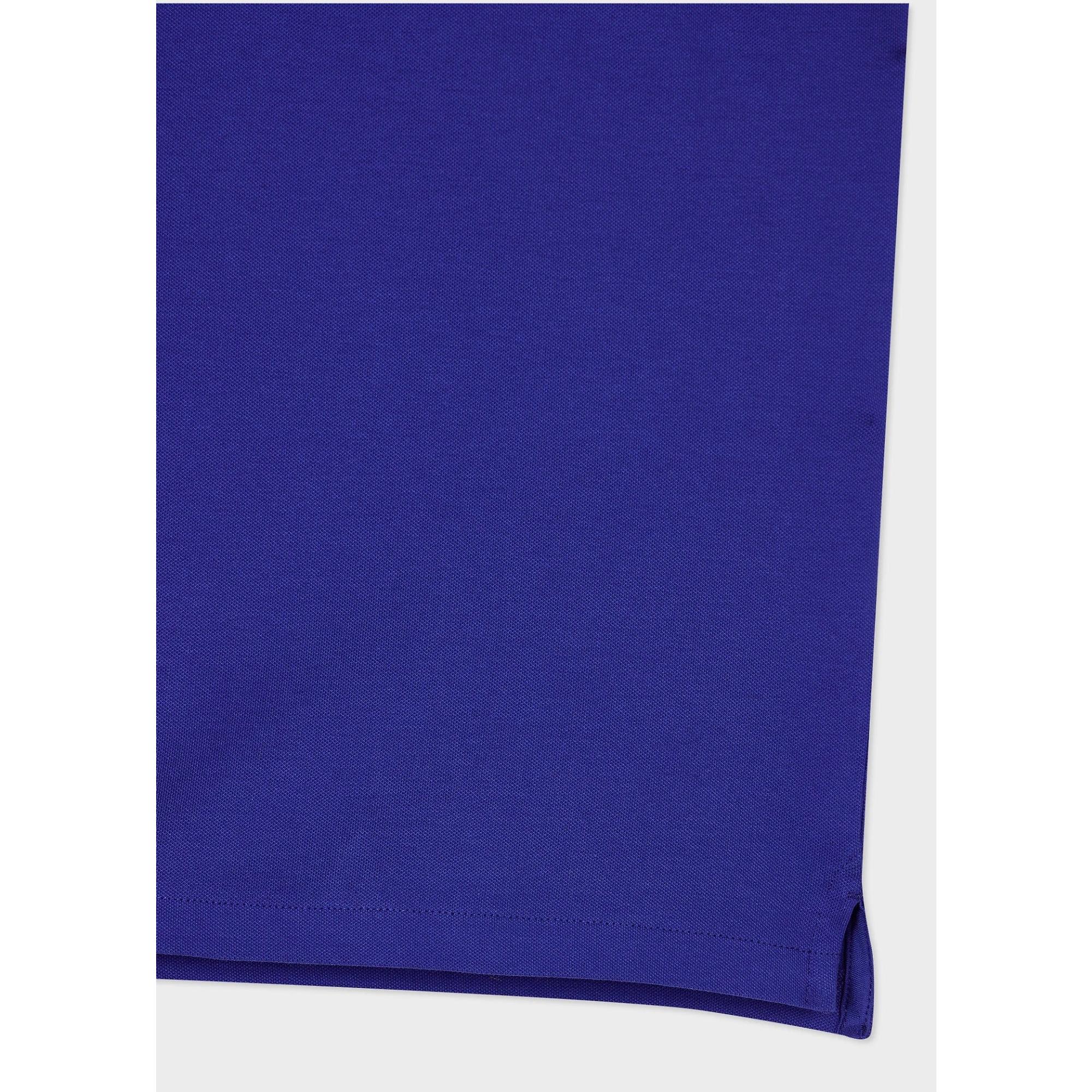 Product image 8 of 8 of Paul Smith Men's Regular Fit Stretch-Cotton 'Broad Stripe Zebra' Polo Shirt - Blue