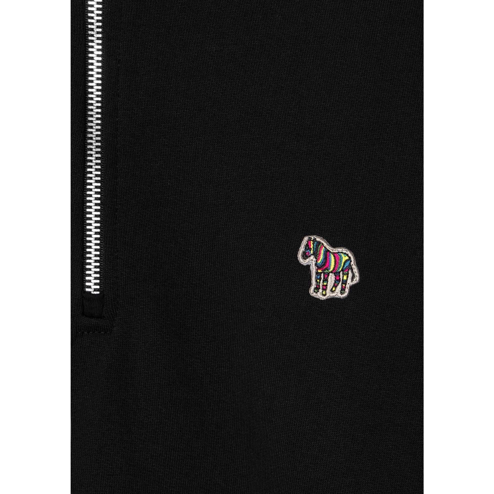 Product image 5 of 10 of Paul Smith Men's Regular Fit Zebra Half-Zip Sweatshirt - Black