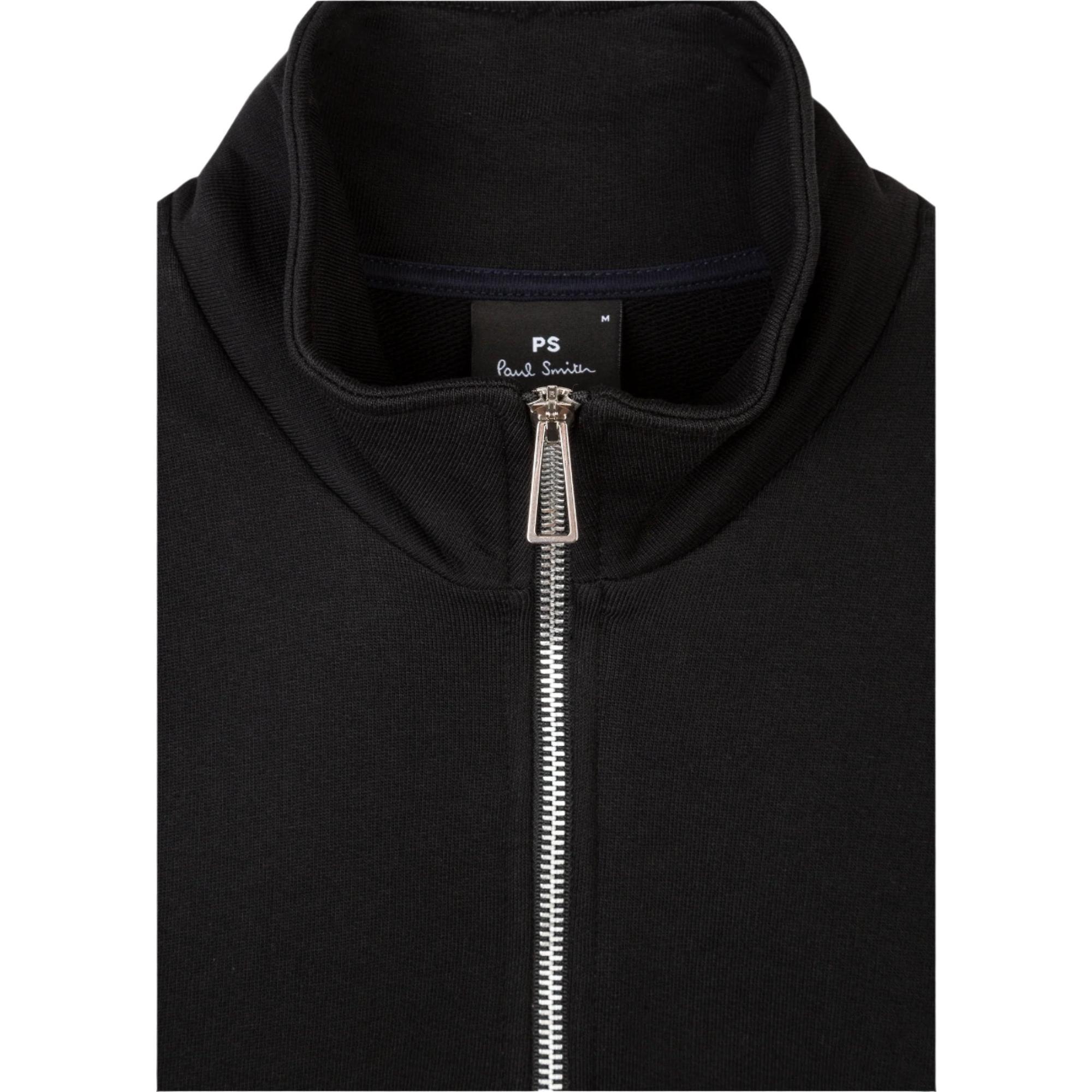 Product image 6 of 10 of Paul Smith Men's Regular Fit Zebra Half-Zip Sweatshirt - Black