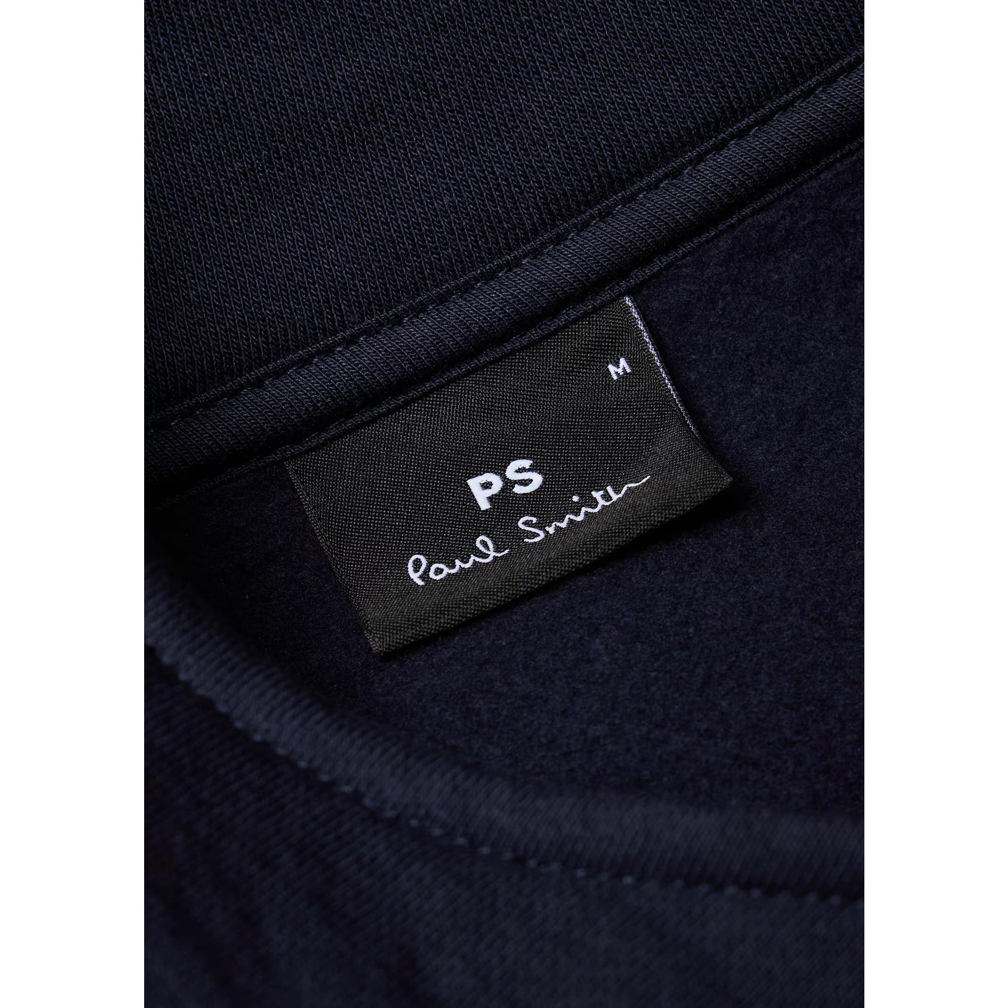 Product image 5 of 5 of PS By Paul Smith Men's Stitch Stripe Zip Funnel Neck Sweatshirt - Navy