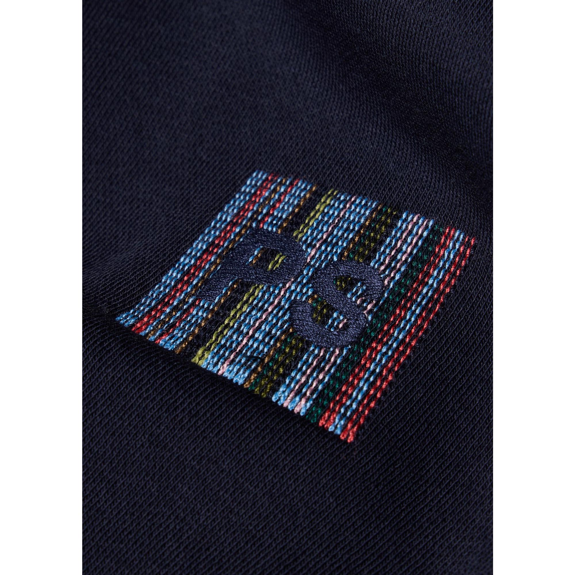 Product image 3 of 5 of PS By Paul Smith Men's Stitch Stripe Zip Funnel Neck Sweatshirt - Navy