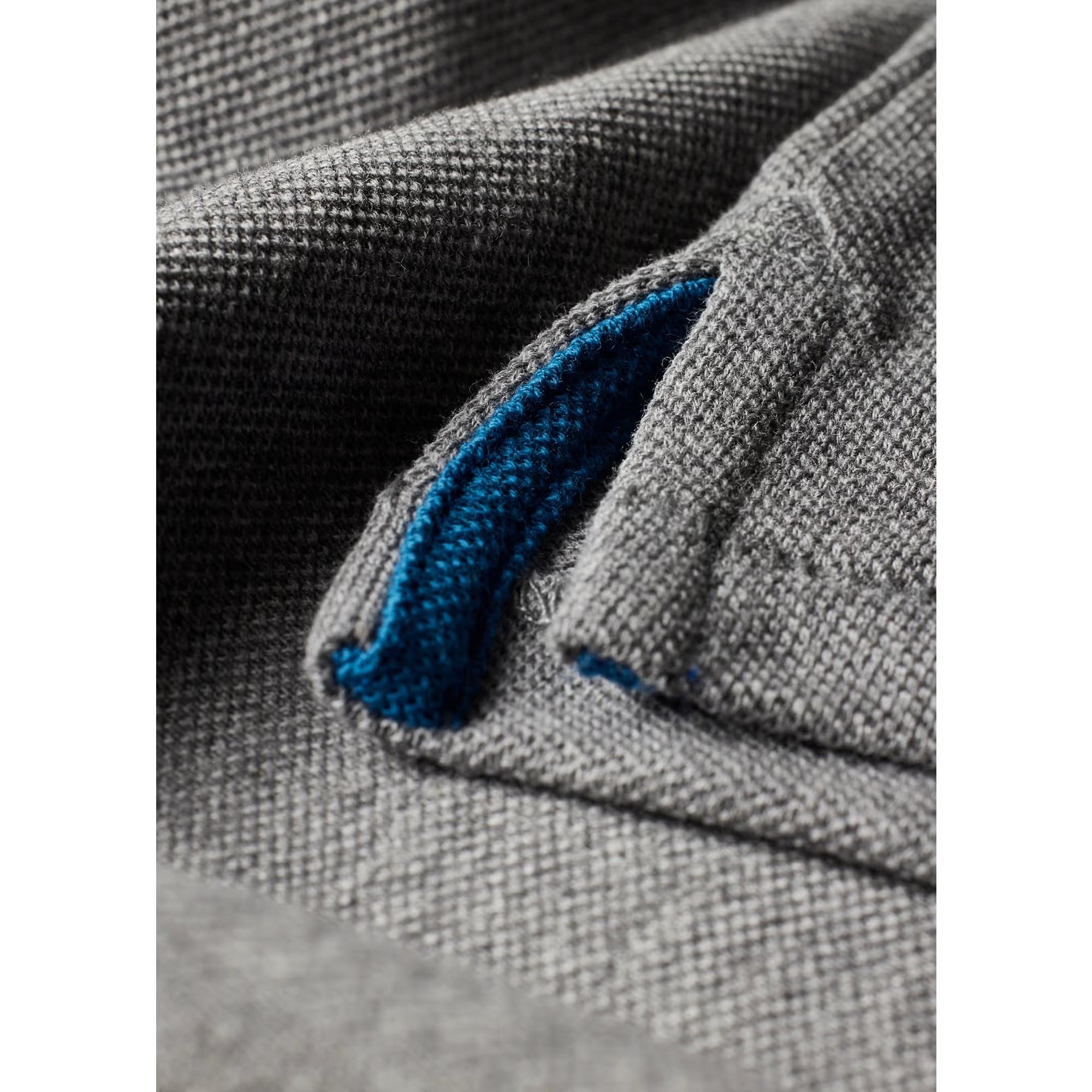 Product image 5 of 5 of Paul Smith Men's Cotton-Piqué Zebra Logo Polo Shirt - Grey Melange