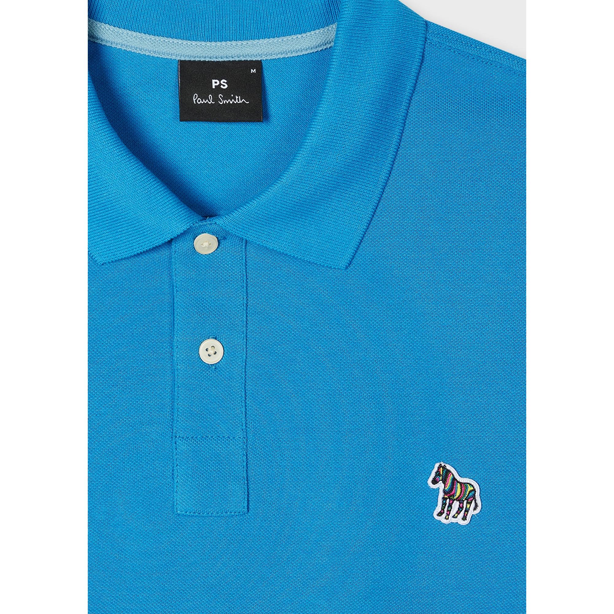 Product image 2 of 2 of PS By Paul Smith Men's Organic Cotton Zebra Polo Shirt - Blue