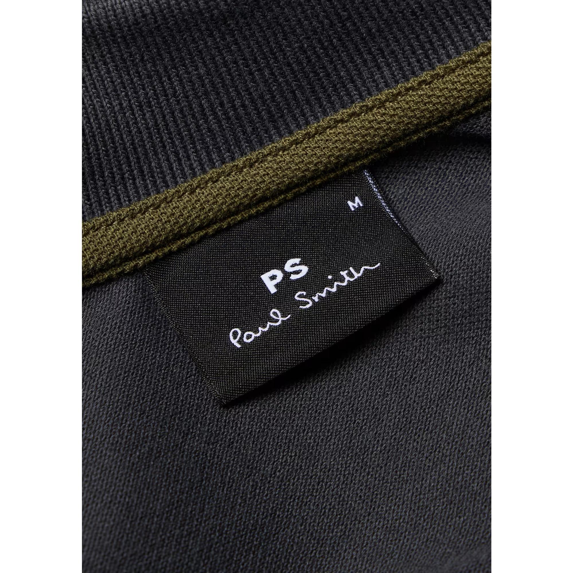 Product image 4 of 4 of PS By Paul Smith Men's Organic Cotton Zebra Polo Shirt - Charcoal