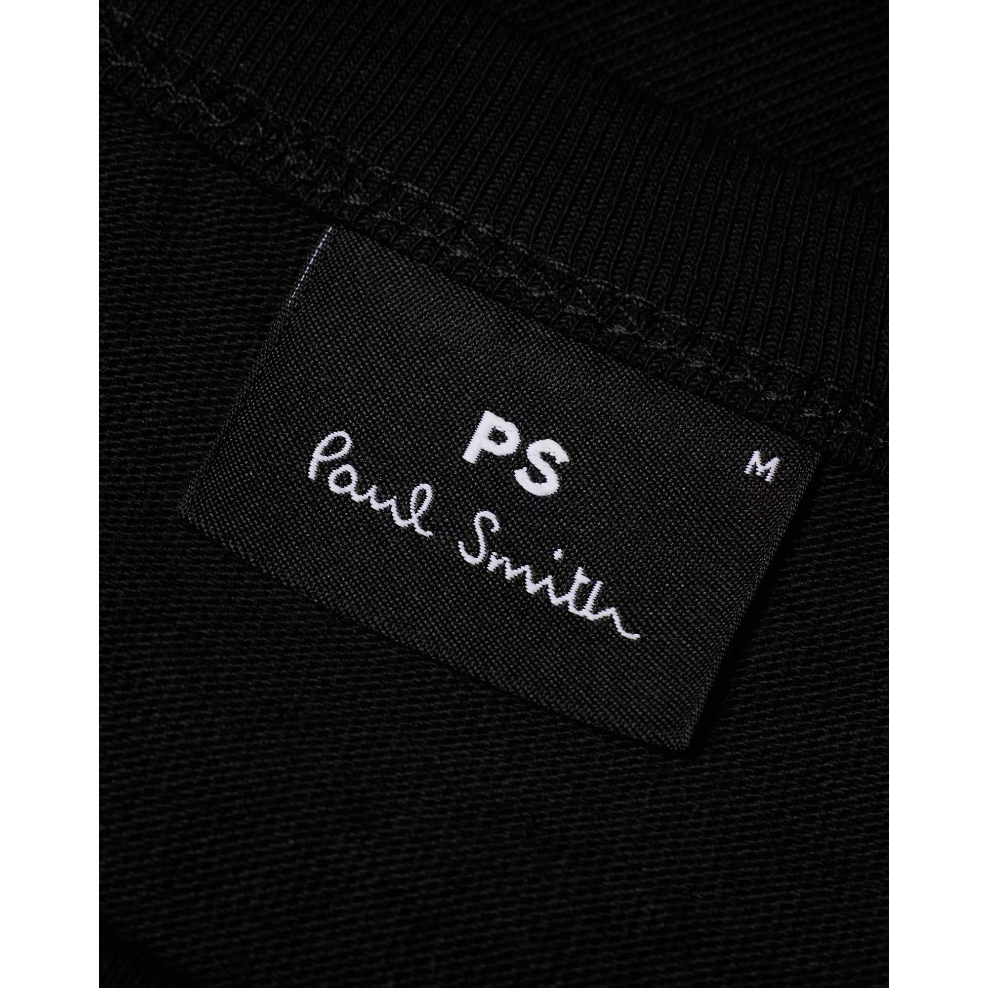 Product image 7 of 9 of PS By Paul Smith Men's Stitch Stripe Print T-Shirt - Black