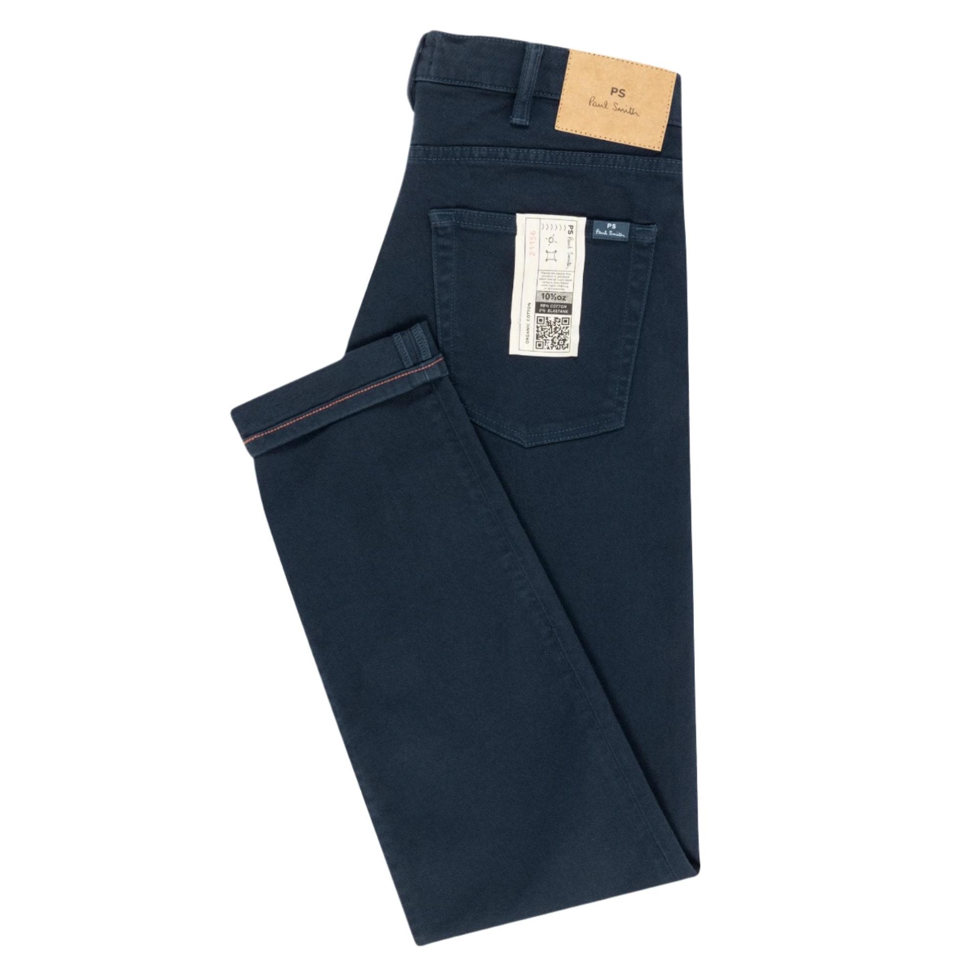 Product image 4 of 8 of Paul Smith Mens Tapered Fit Jean - Navy