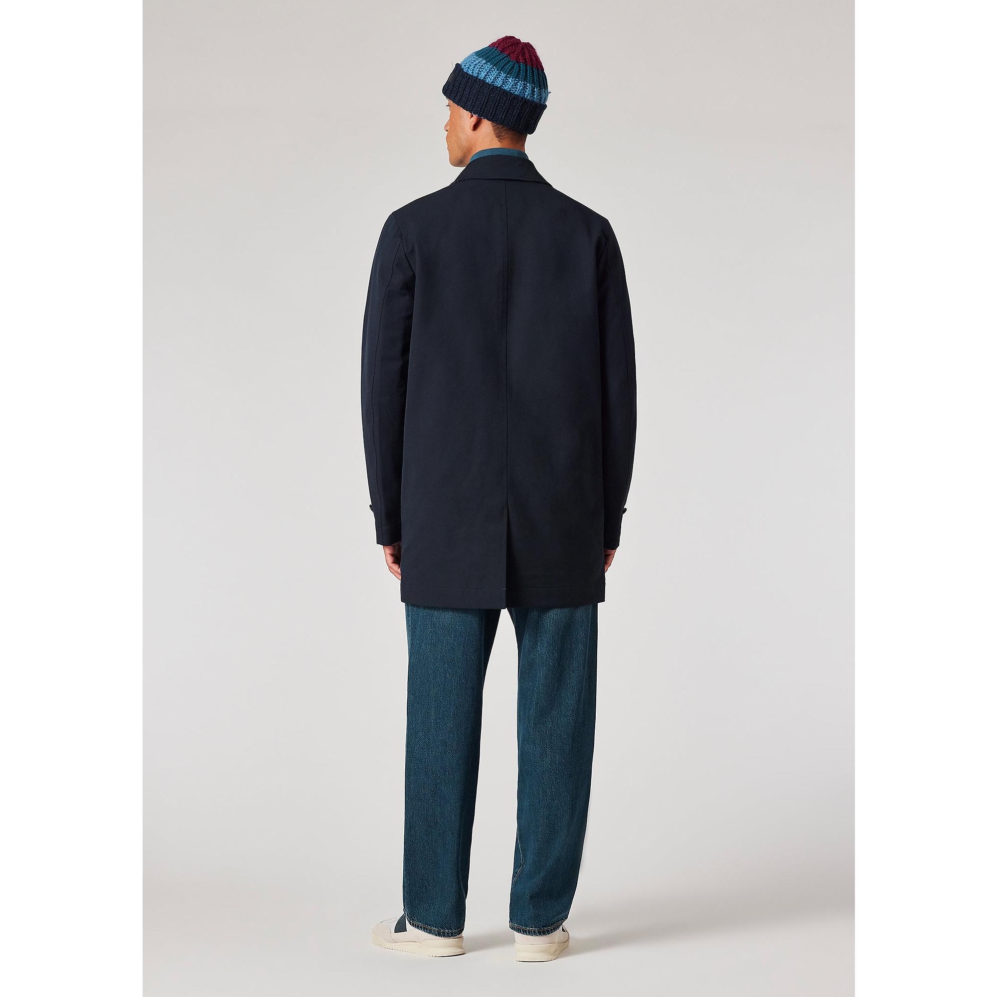 Product image 5 of 15 of Paul Smith Men's Cotton-Blend Mac Coat - Navy