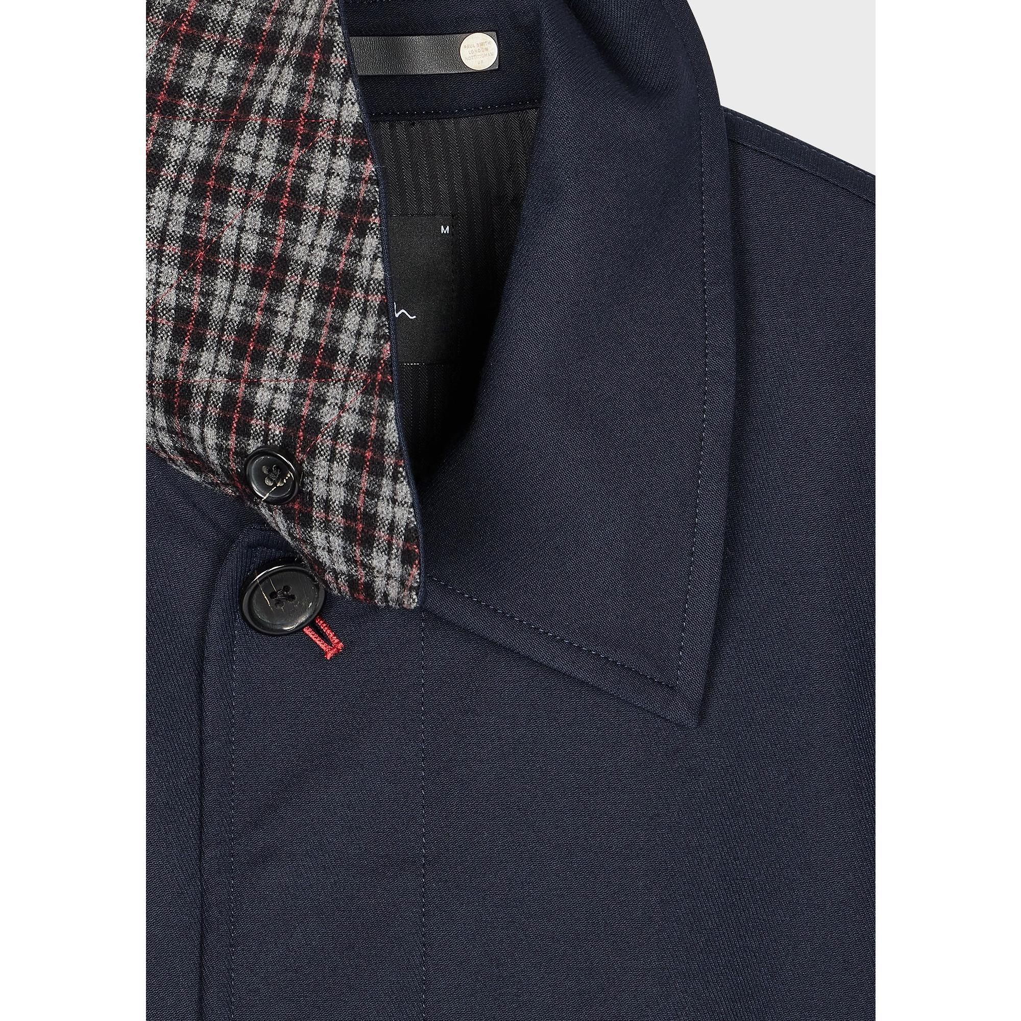 Product image 14 of 15 of Paul Smith Men's Cotton-Blend Mac Coat - Navy