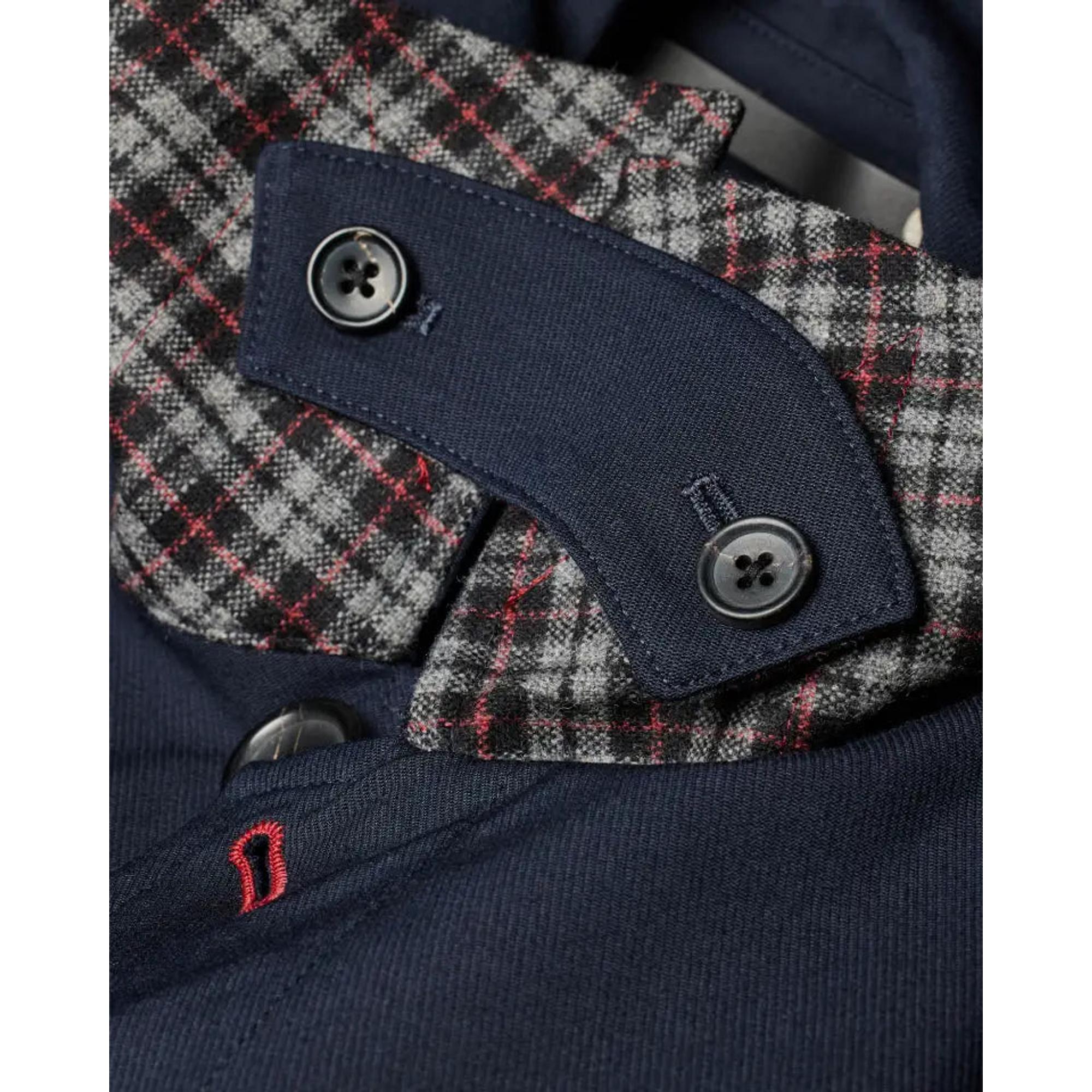 Product image 7 of 15 of Paul Smith Men's Cotton-Blend Mac Coat - Navy