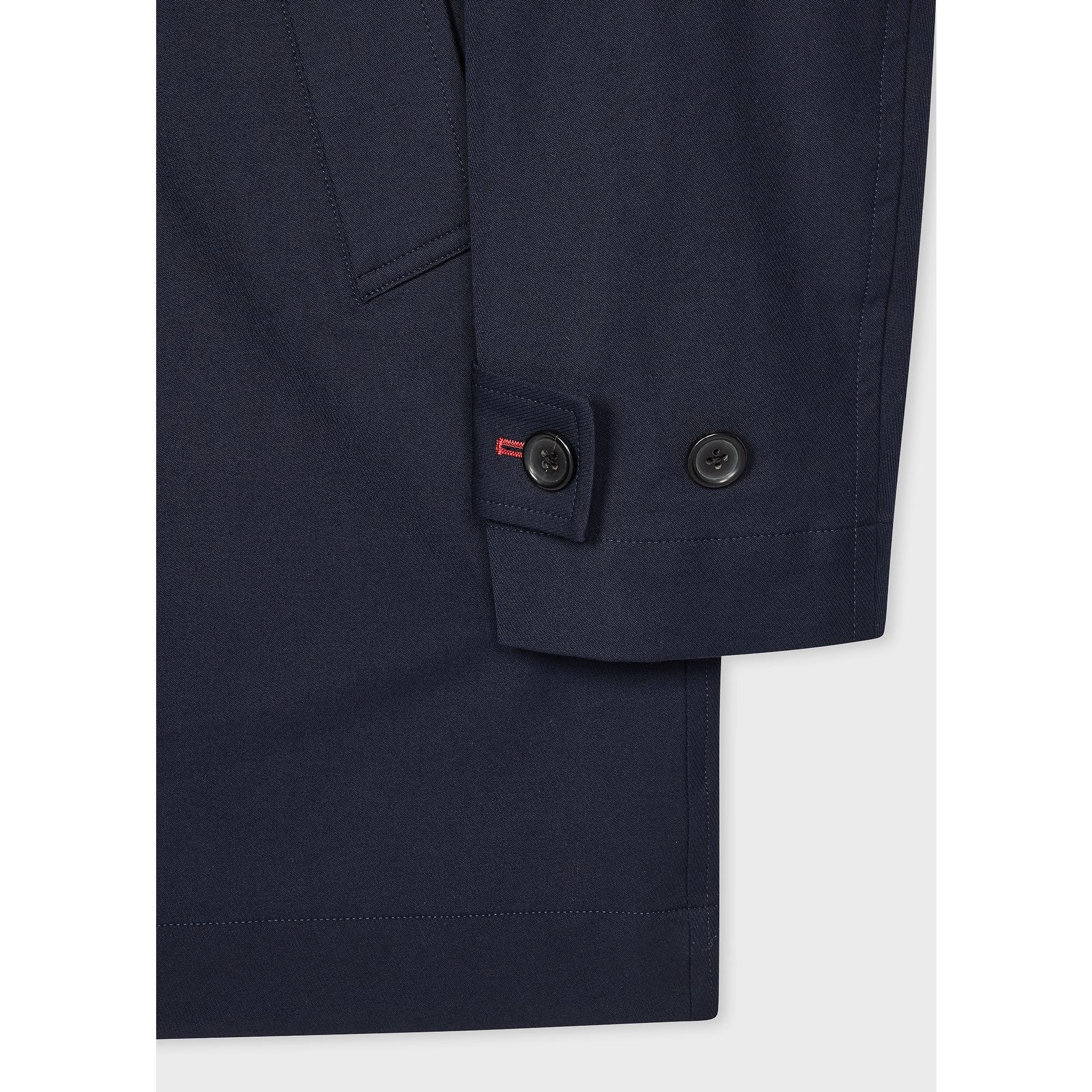 Product image 15 of 15 of Paul Smith Men's Cotton-Blend Mac Coat - Navy