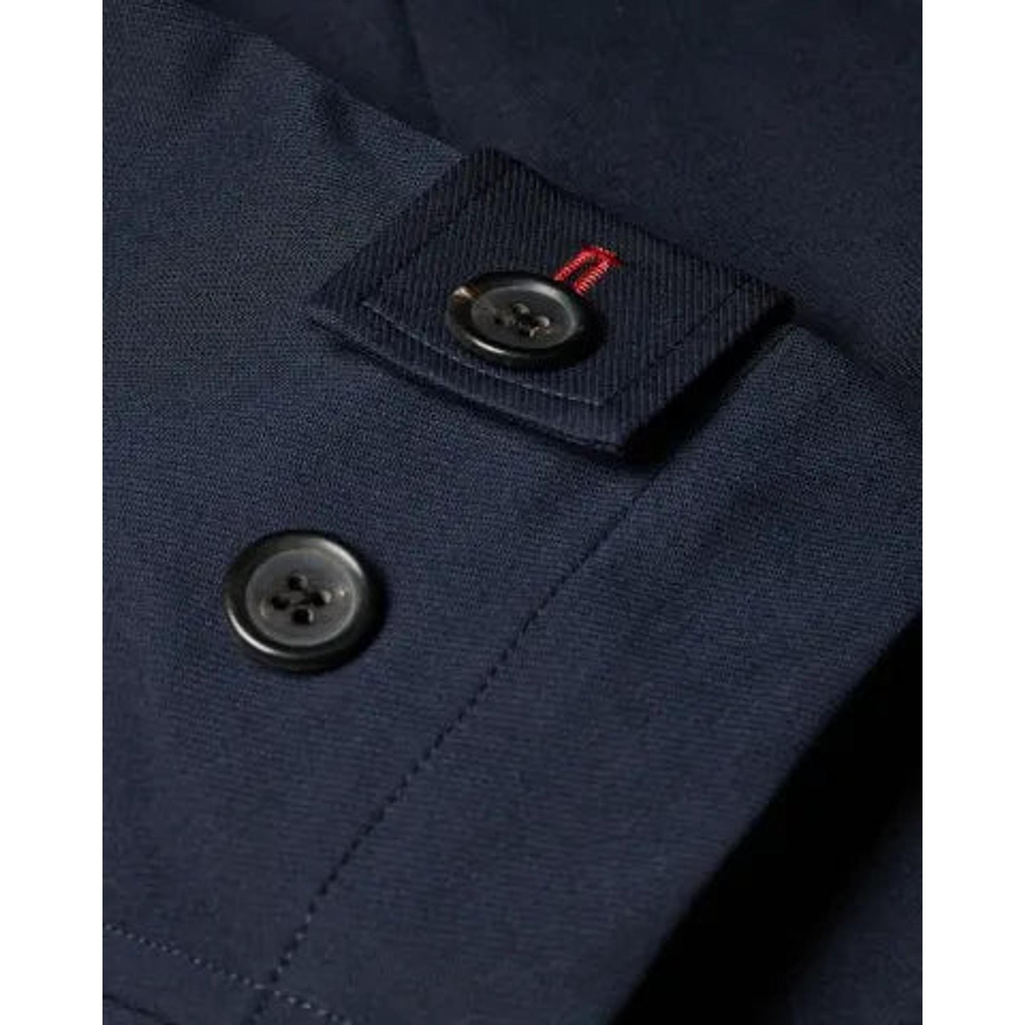 Product image 10 of 15 of Paul Smith Men's Cotton-Blend Mac Coat - Navy