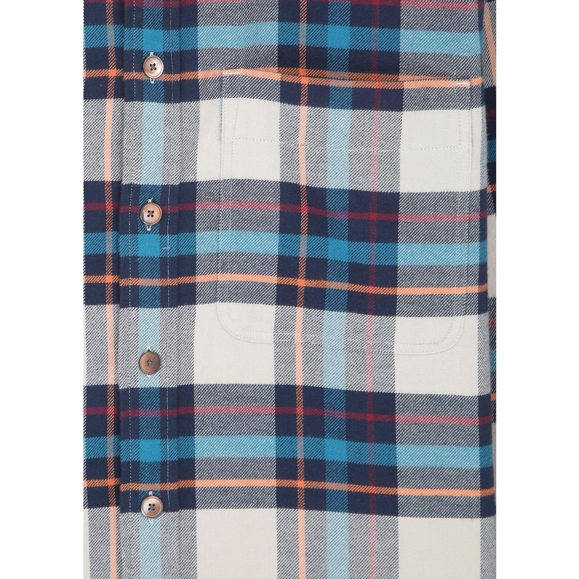 Product image 8 of 9 of Paul Smith Men's Long Sleeve Casual-Fit Shirt - Ecru Check