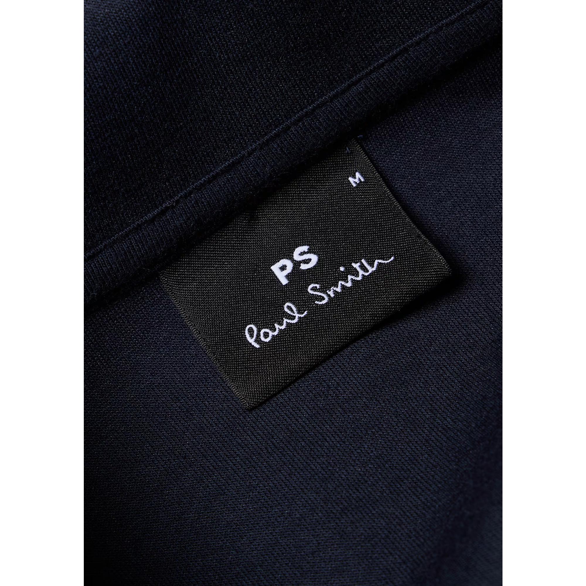 Product image 6 of 6 of PS By Paul Smith Men's Double-Face Jersey Zip-Front Sweatshirt - Navy