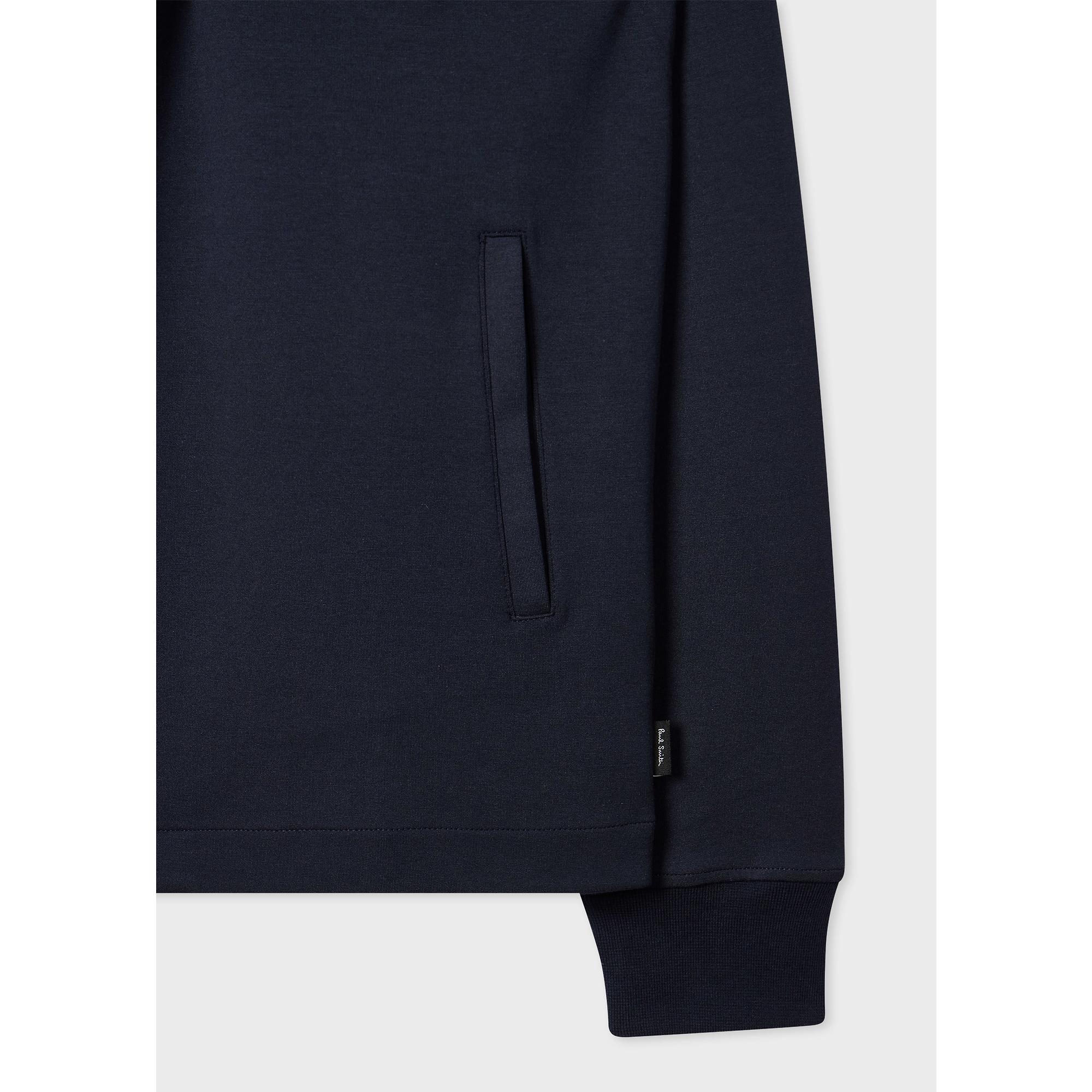 Product image 2 of 6 of PS By Paul Smith Men's Double-Face Jersey Zip-Front Sweatshirt - Navy