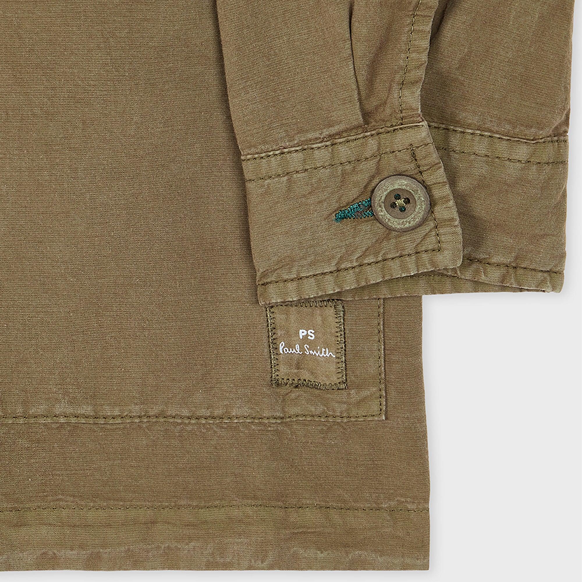 Product image 3 of 4 of PS By Paul Smith Men's Cotton-Linen Work Jacket - Green
