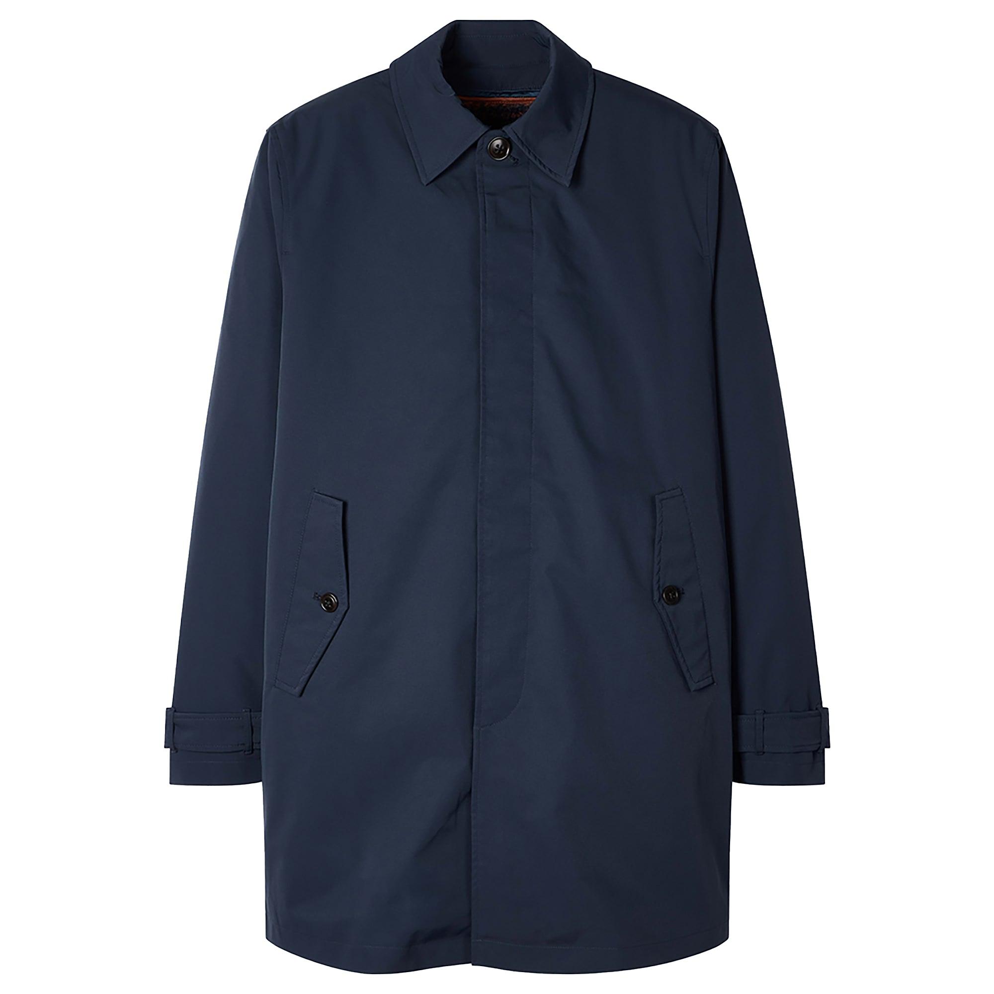 Product image 1 of 4 of Paul Smith Men's Recycled-Polyester Mac with Removable Lining - Navy