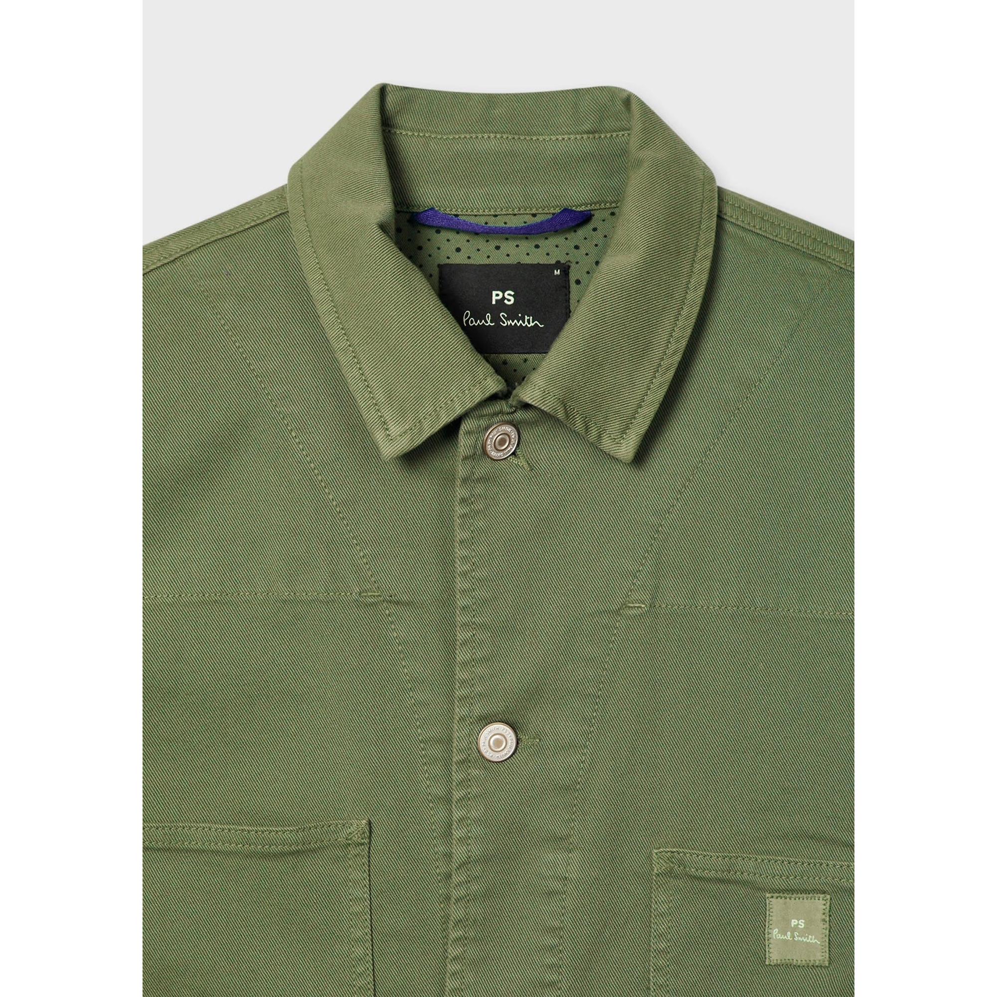 Product image 3 of 4 of PS By Paul Smith Men's Stretch Cotton-Twill Chore Jacket - Khaki