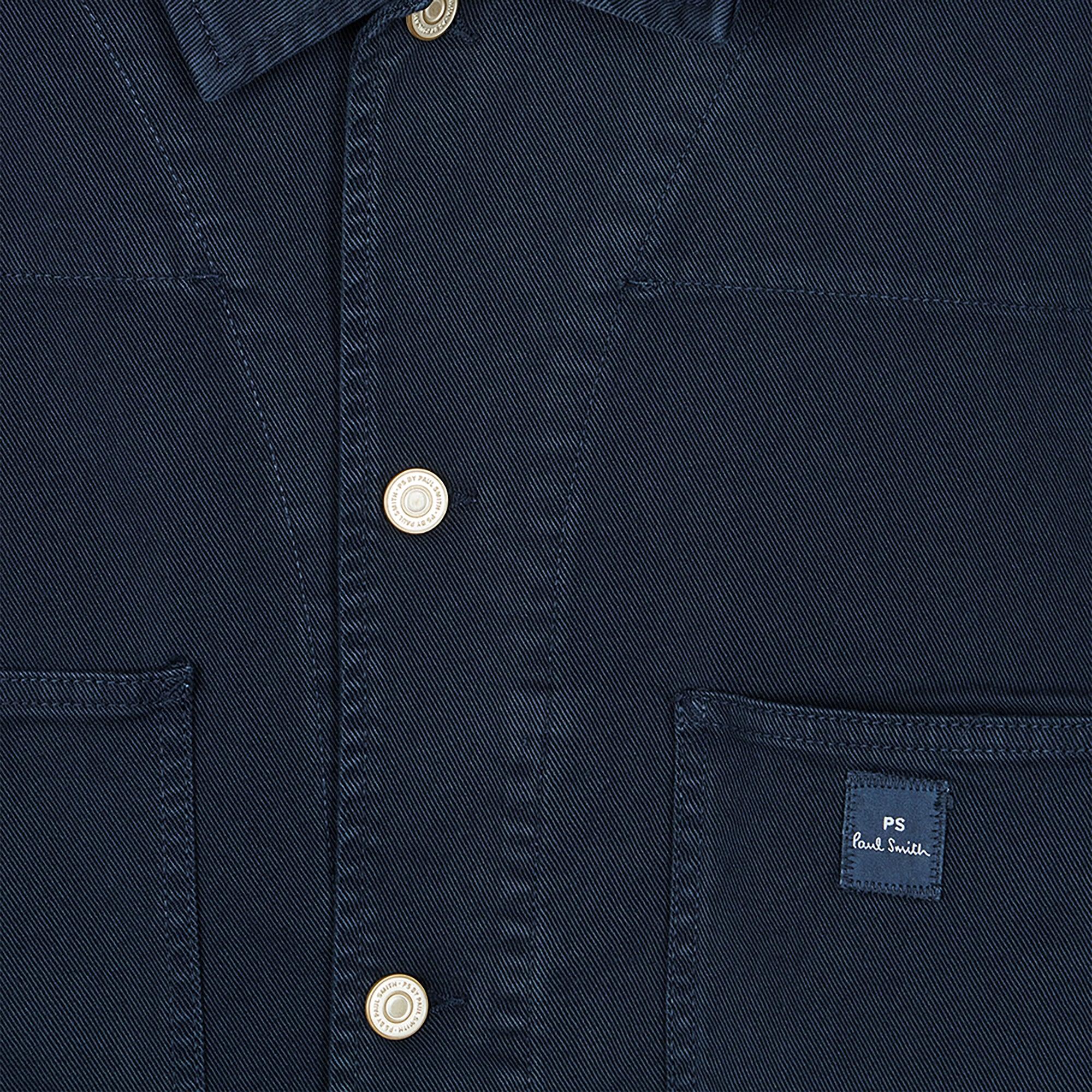 Product image 5 of 5 of PS By Paul Smith Men's Stretch Cotton-Twill Chore Jacket - Very Dark Navy