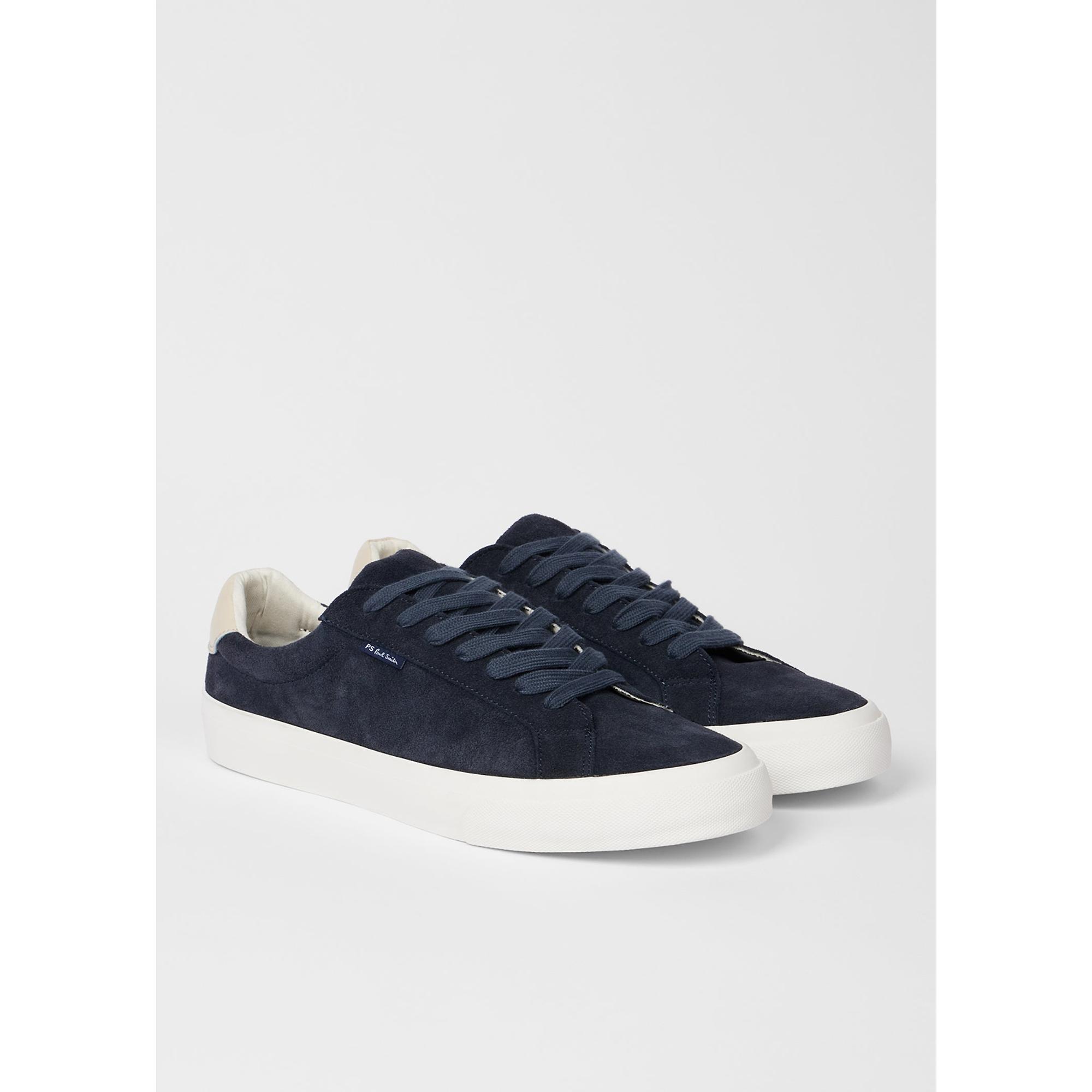 Product image 4 of 5 of PS By Paul Smith Men's Leather Amos Trainers - Very Dark Navy